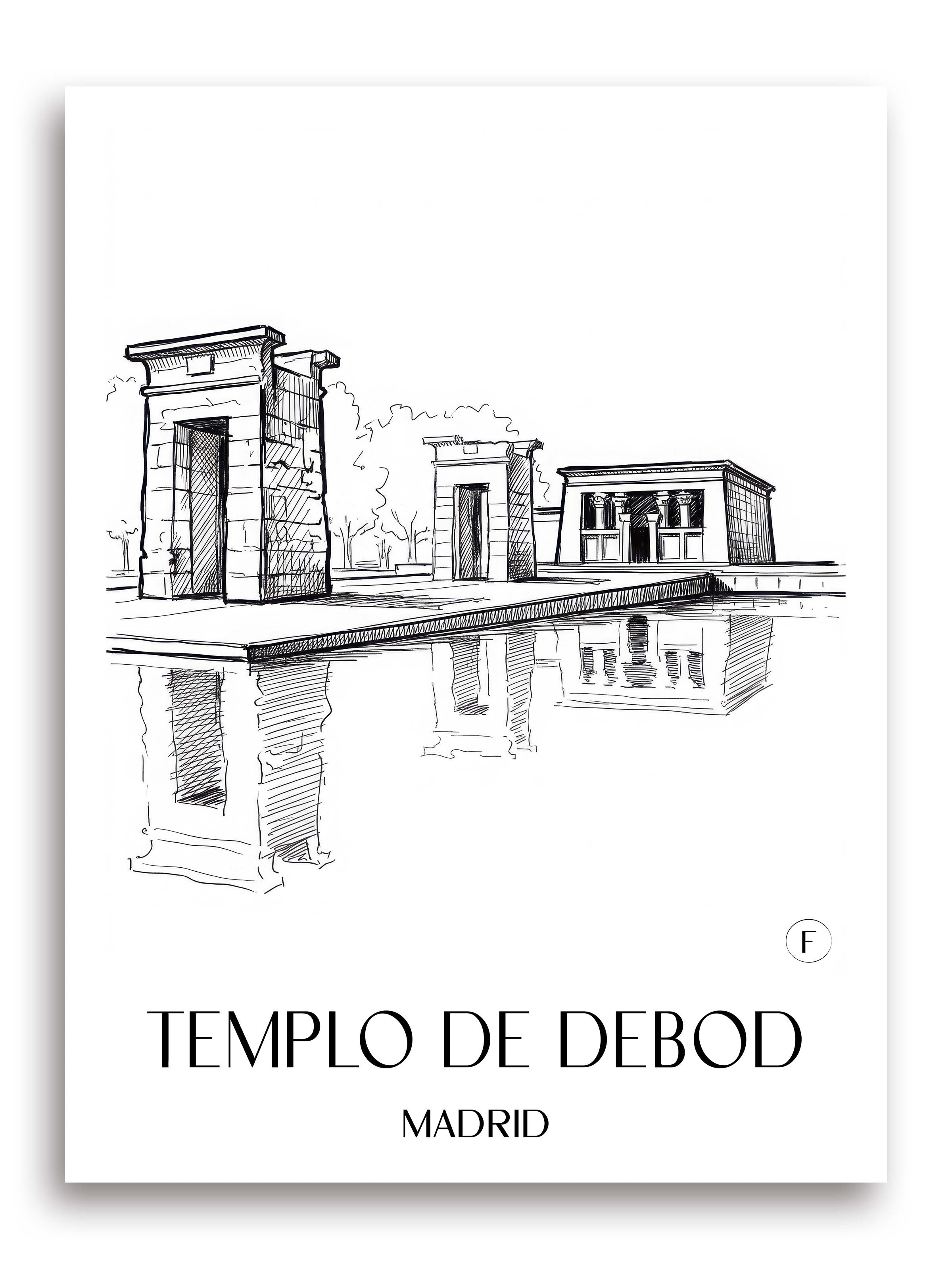 templo-de-debod-madrid-spanien-poster-skizze
