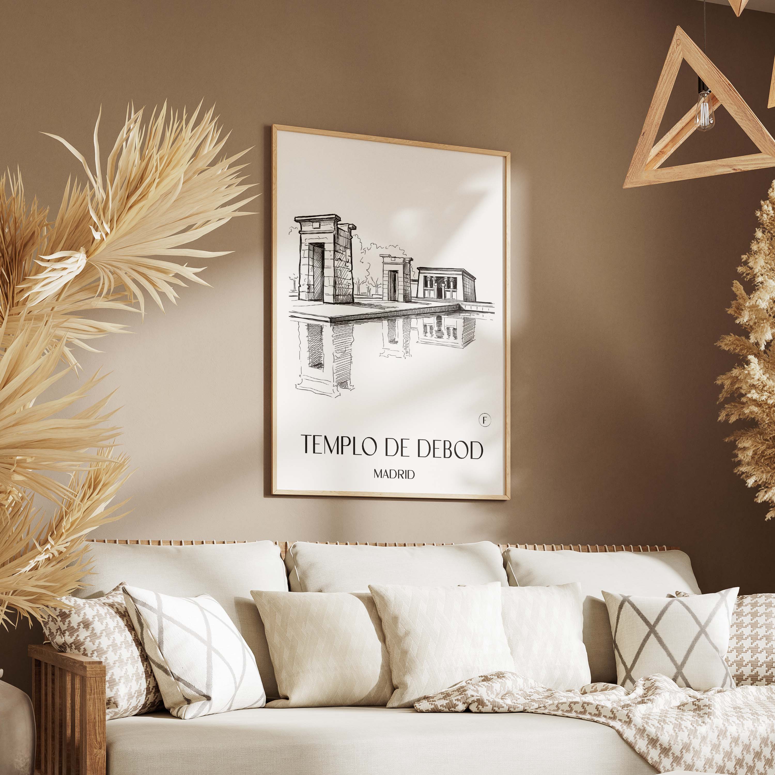 templo-de-debod-madrid-spanien-poster-skizze