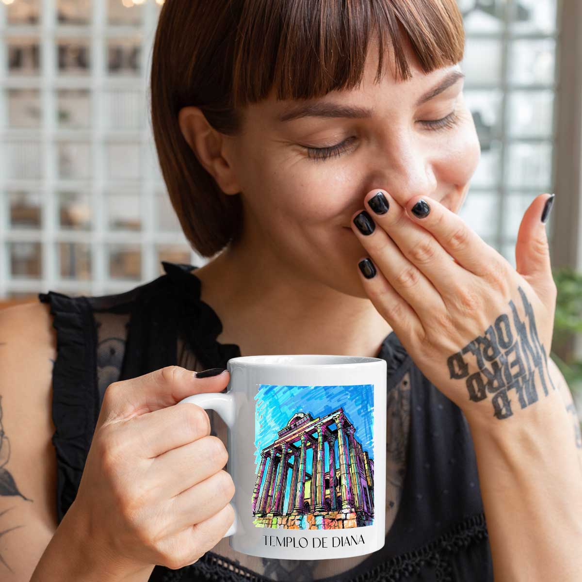 templo-de-diana-mérída-spanien-kaffeebecher-graffiti