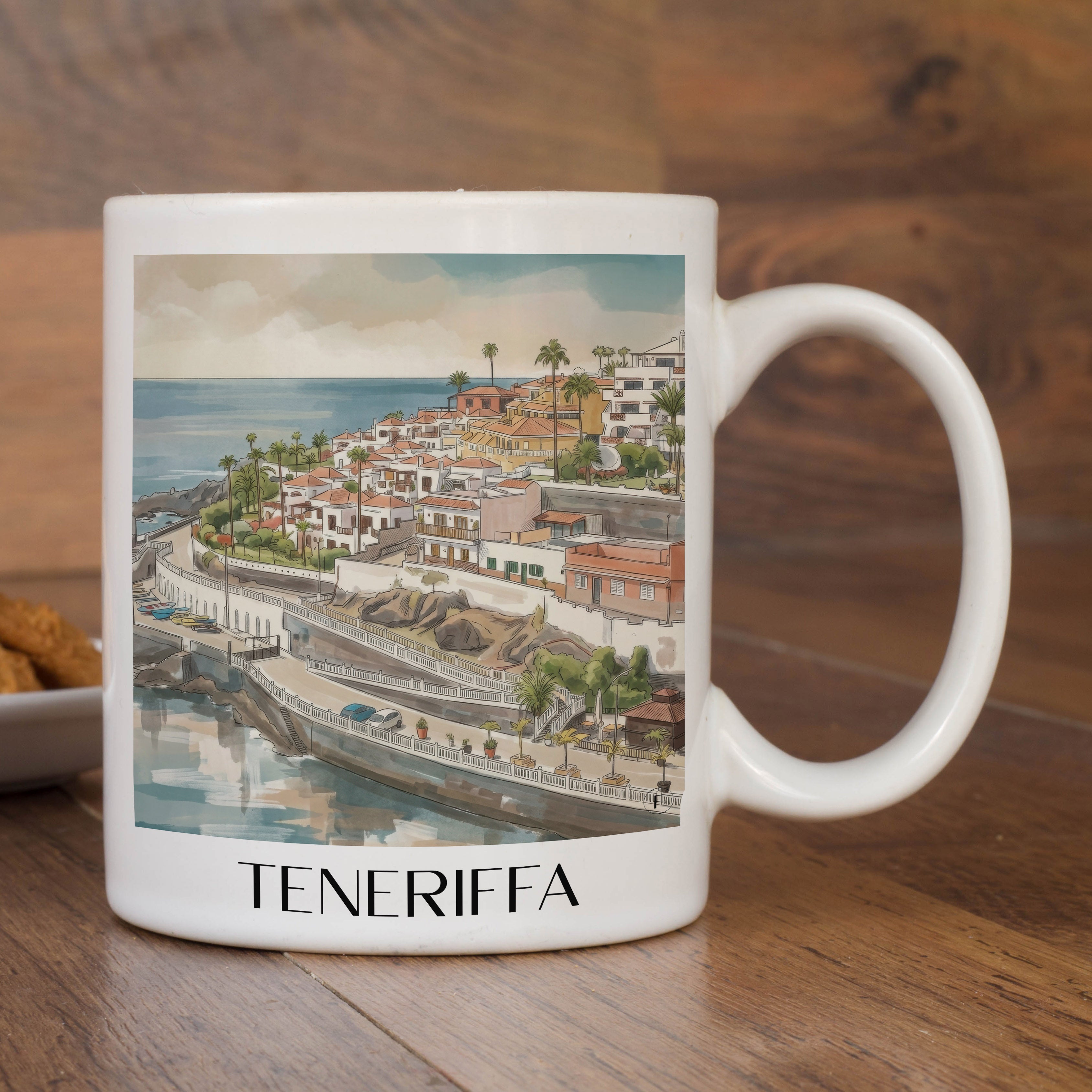 teneriffa-spanien-spanien-kaffeebecher-aquarell
