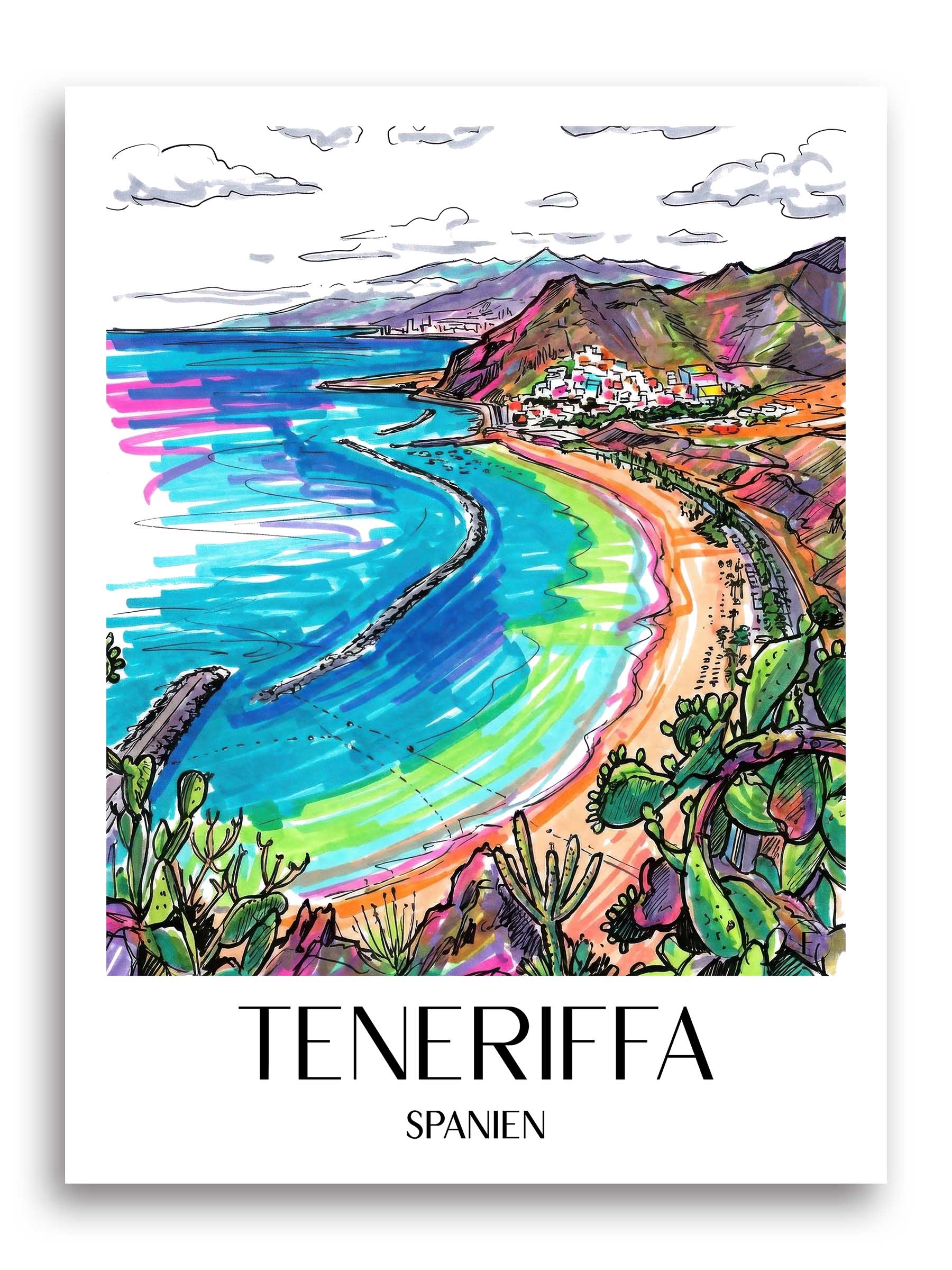 teneriffa-spanien-poster-graffiti