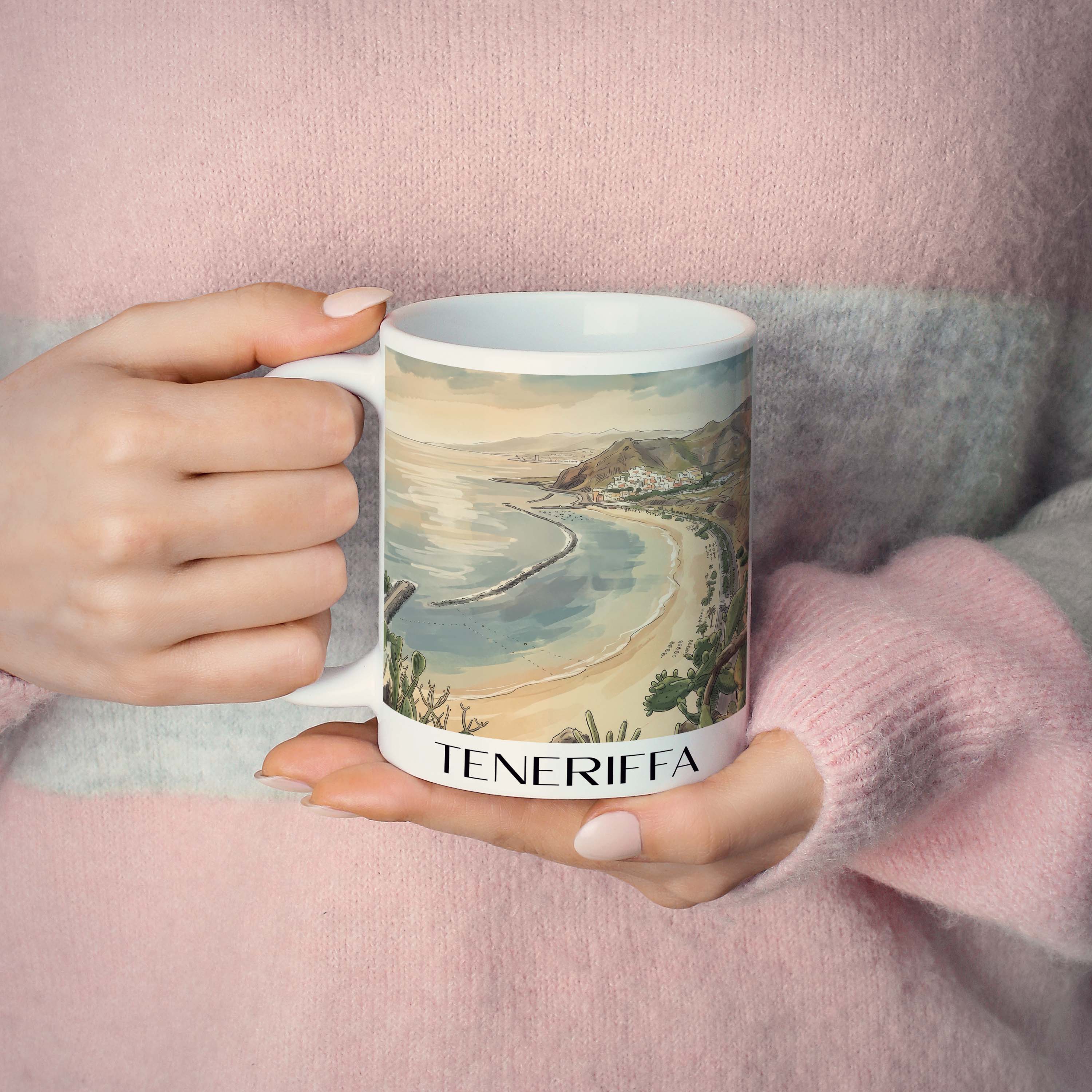 teneriffa-spanien-kaffeebecher-aquarell