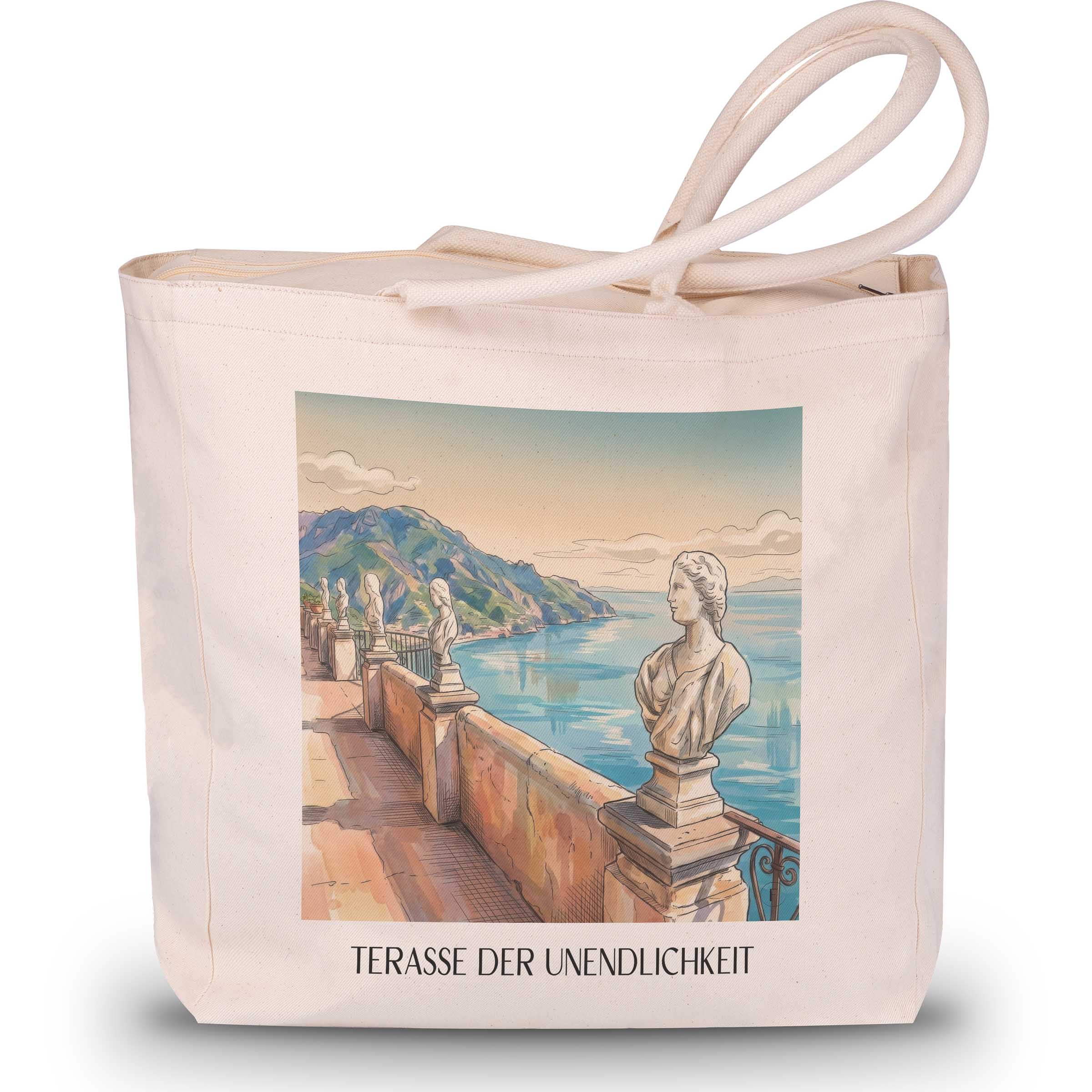 terasse-der-unendlichkeit-ravello-italien-einkaufstasche-aquarell