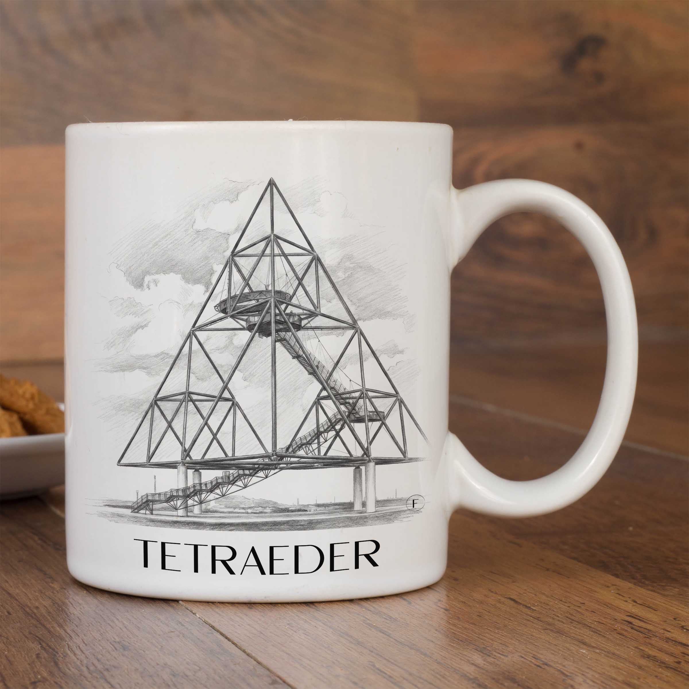 tetraeder-bottrop-deutschland-kaffeebecher-bleistift-zeichnung-drawing