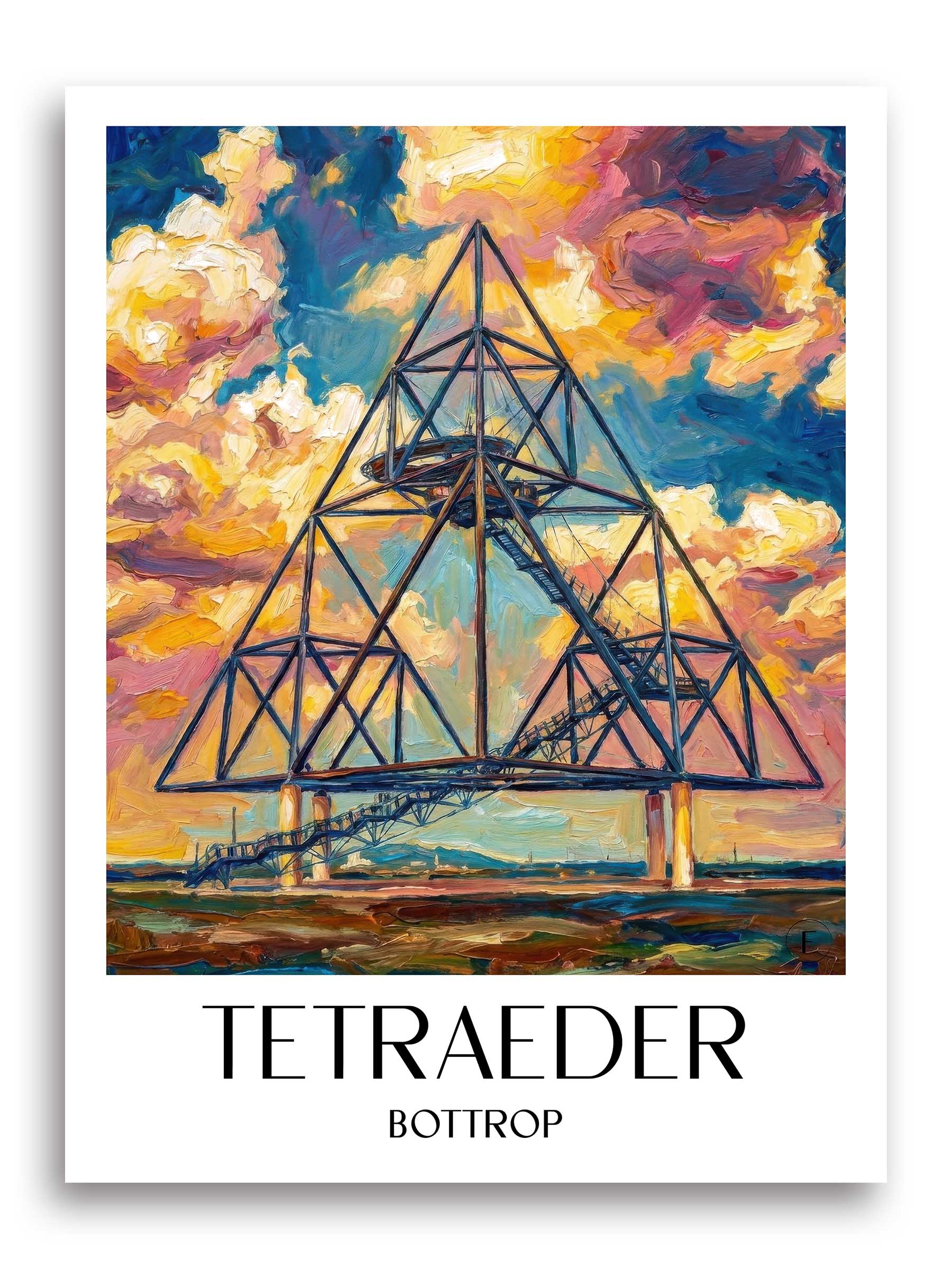 tetraeder-bottrop-deutschland-poster-oil-painting-oelgemaelde