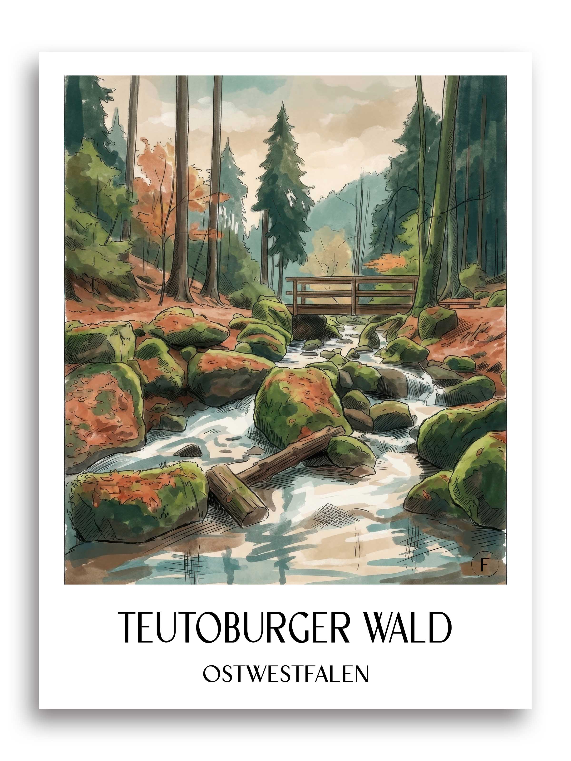 teutoburger-wald-ostwestfalen-deutschland-poster-aquarell