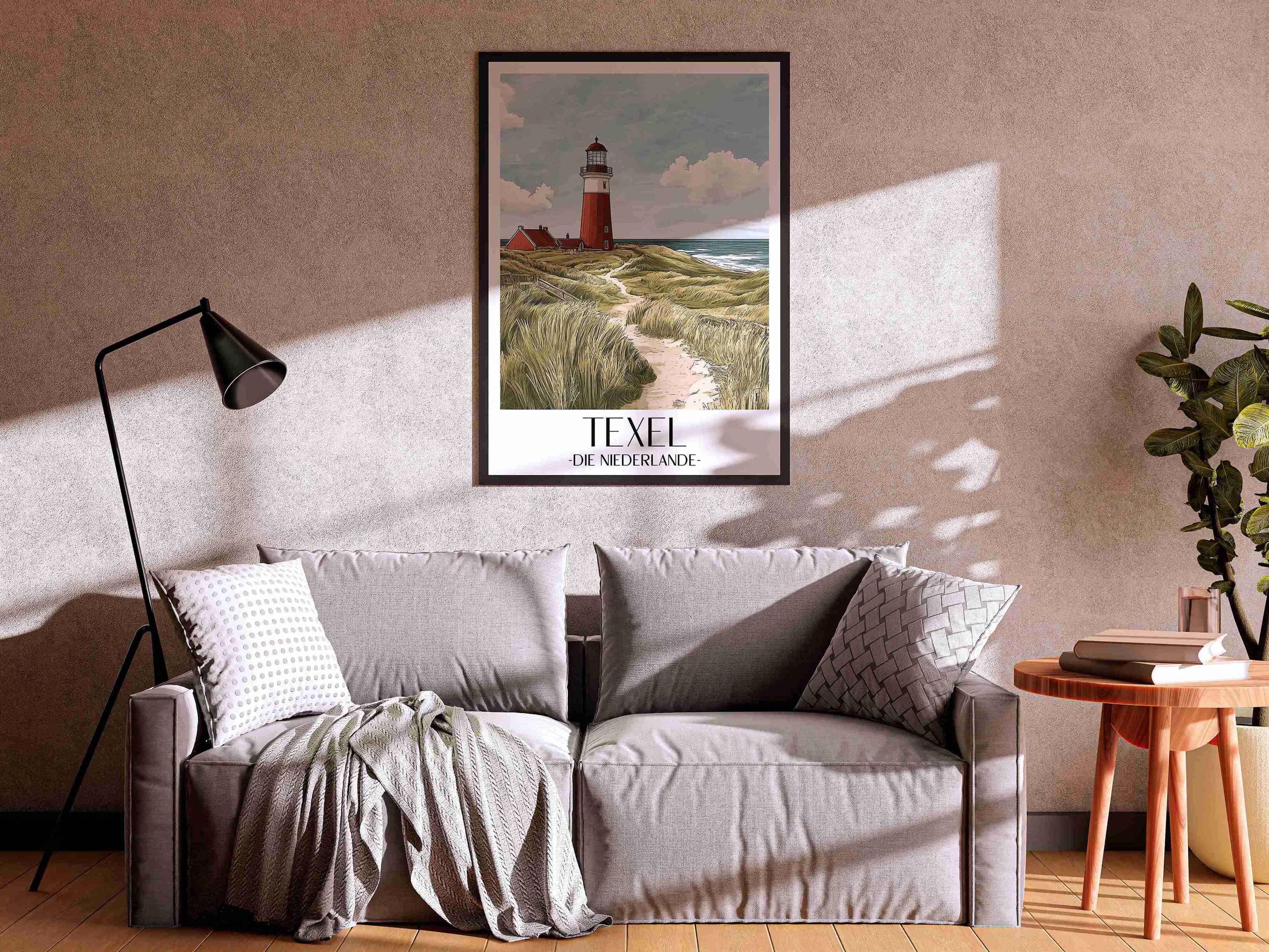 texel-niederlande-poster-aquarell