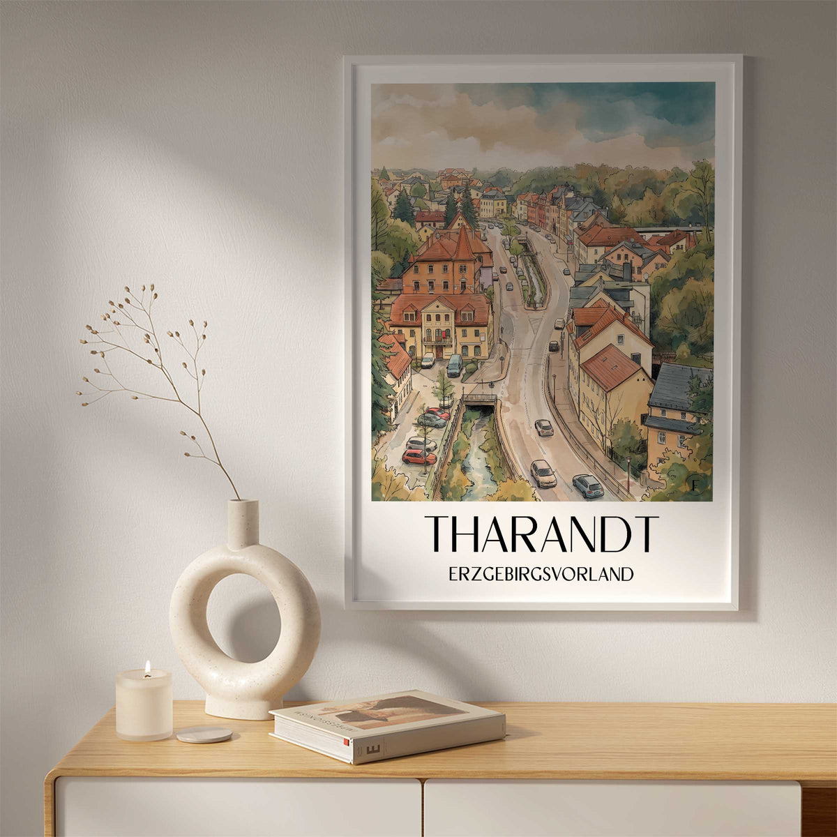 tharandt-erzgebirgsvorland-deutschland-poster-aquarell
