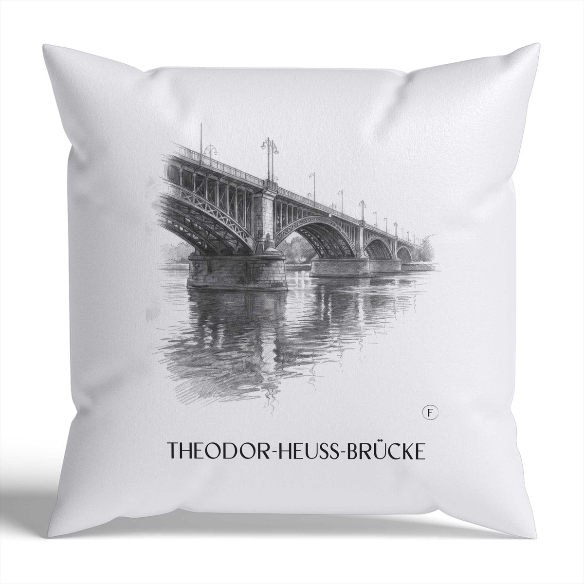 theodor-heuss-brücke-mainz-deutschland-kissenbezug-bleistift-zeichnung-drawing