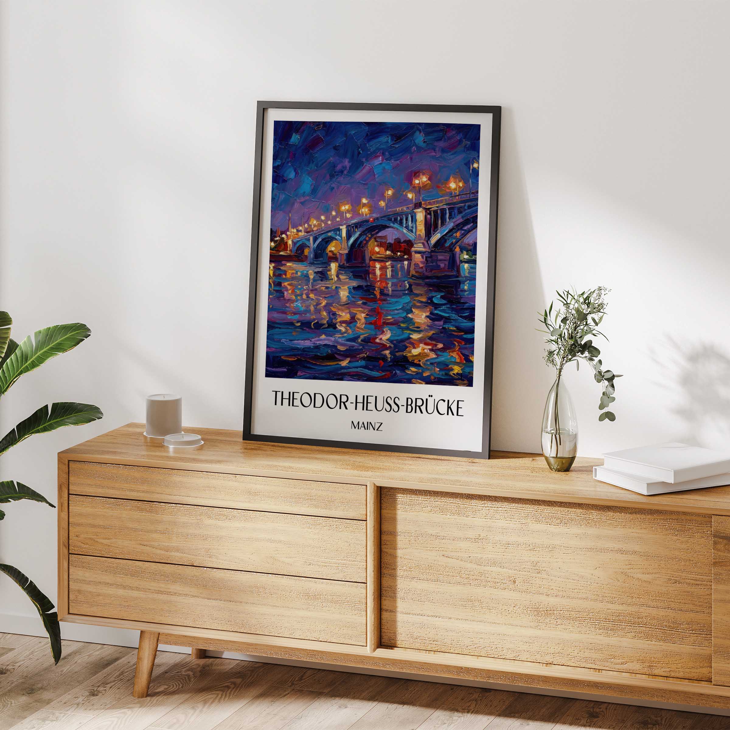 theodor-heuss-brücke-mainz-deutschland-poster-oil-painting-oelgemaelde