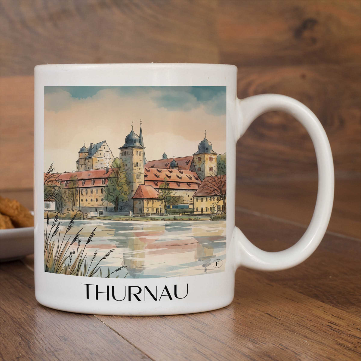 thurnau-oberfranken-deutschland-kaffeebecher-aquarell