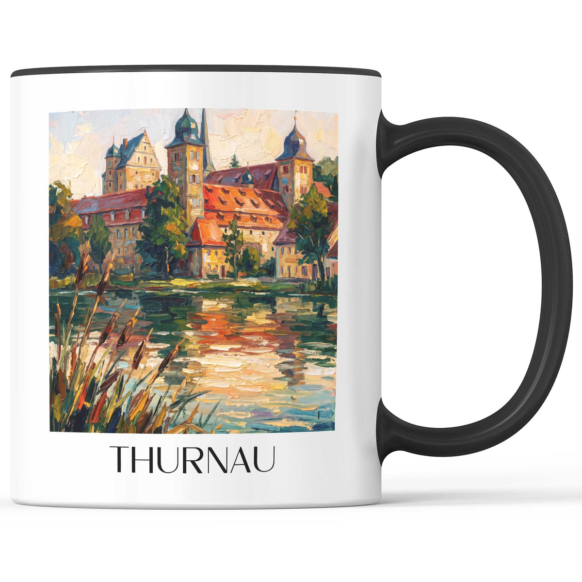 thurnau-oberfranken-deutschland-kaffeebecher-oil-painting-oelgemaelde