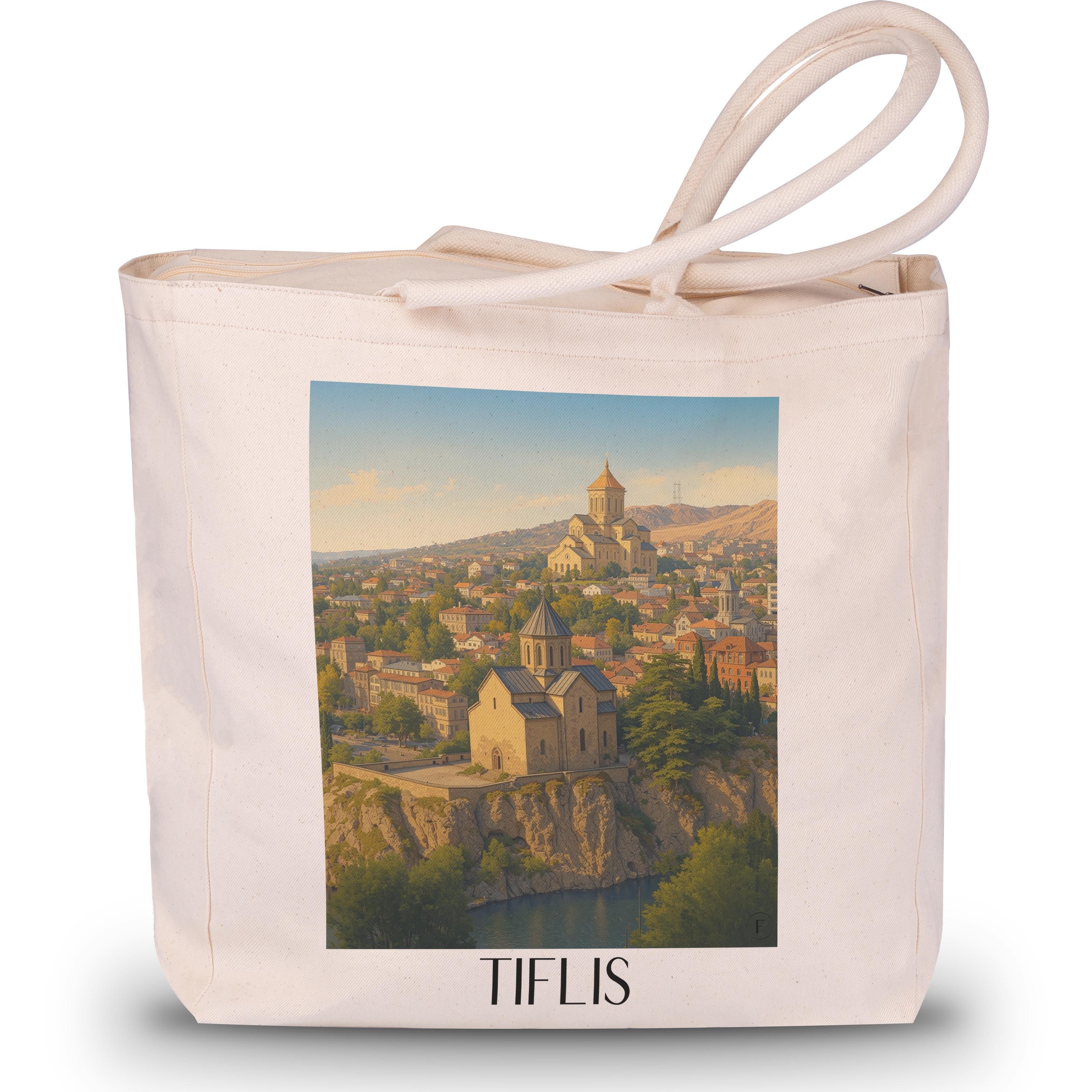 tiflis-georgien-einkaufstasche-aquarell