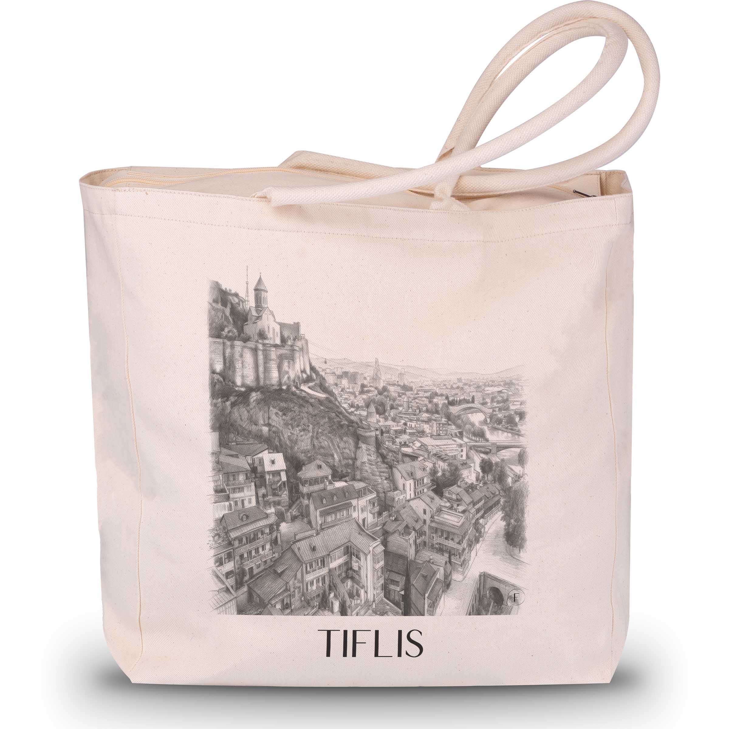 tiflis-georgien-einkaufstasche-bleistift-zeichnung-drawing