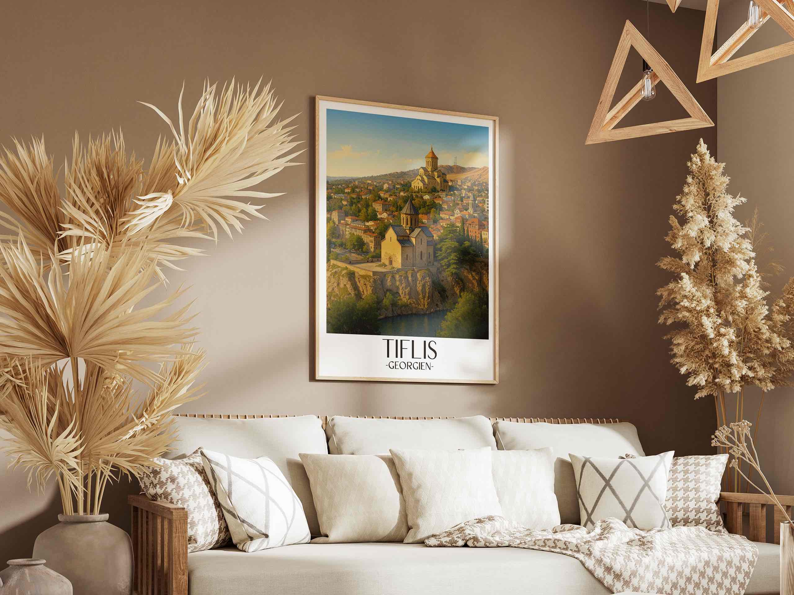 tiflis-georgien-poster-aquarell