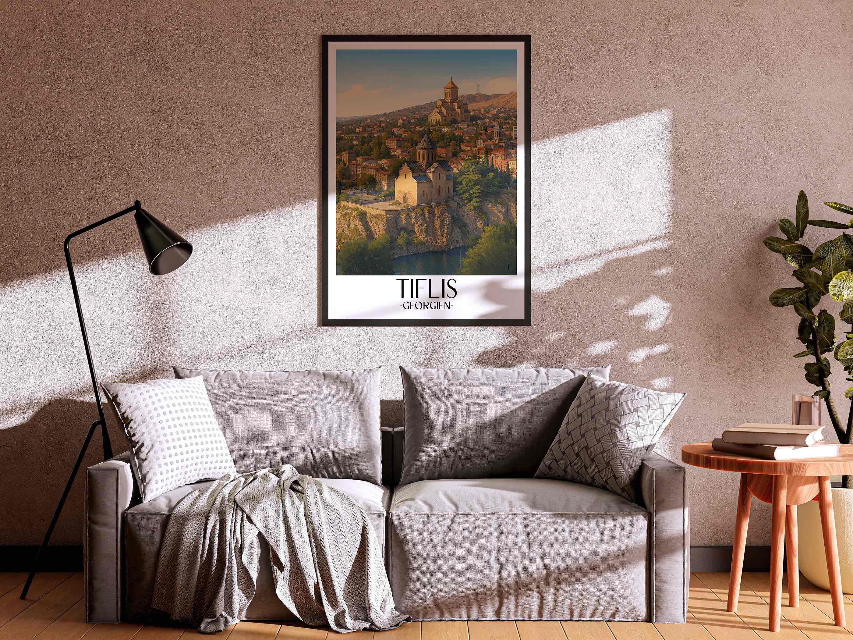 tiflis-georgien-poster-aquarell