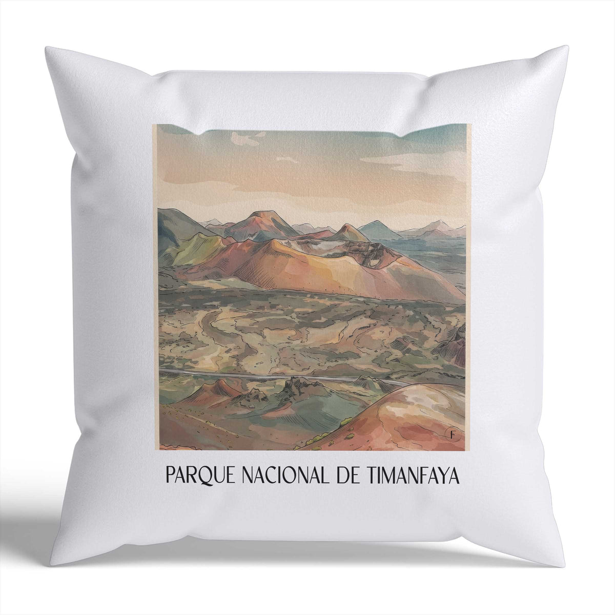 timanfaya-nationalpark-lanzarote-spanien-kissenbezug-aquarell