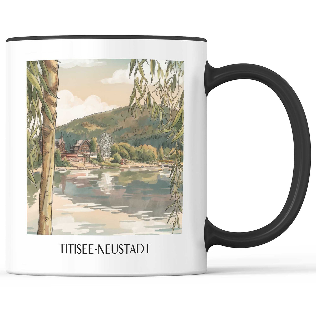 titisee-neustadt-hochschwarzwald-deutschland-kaffeebecher-aquarell