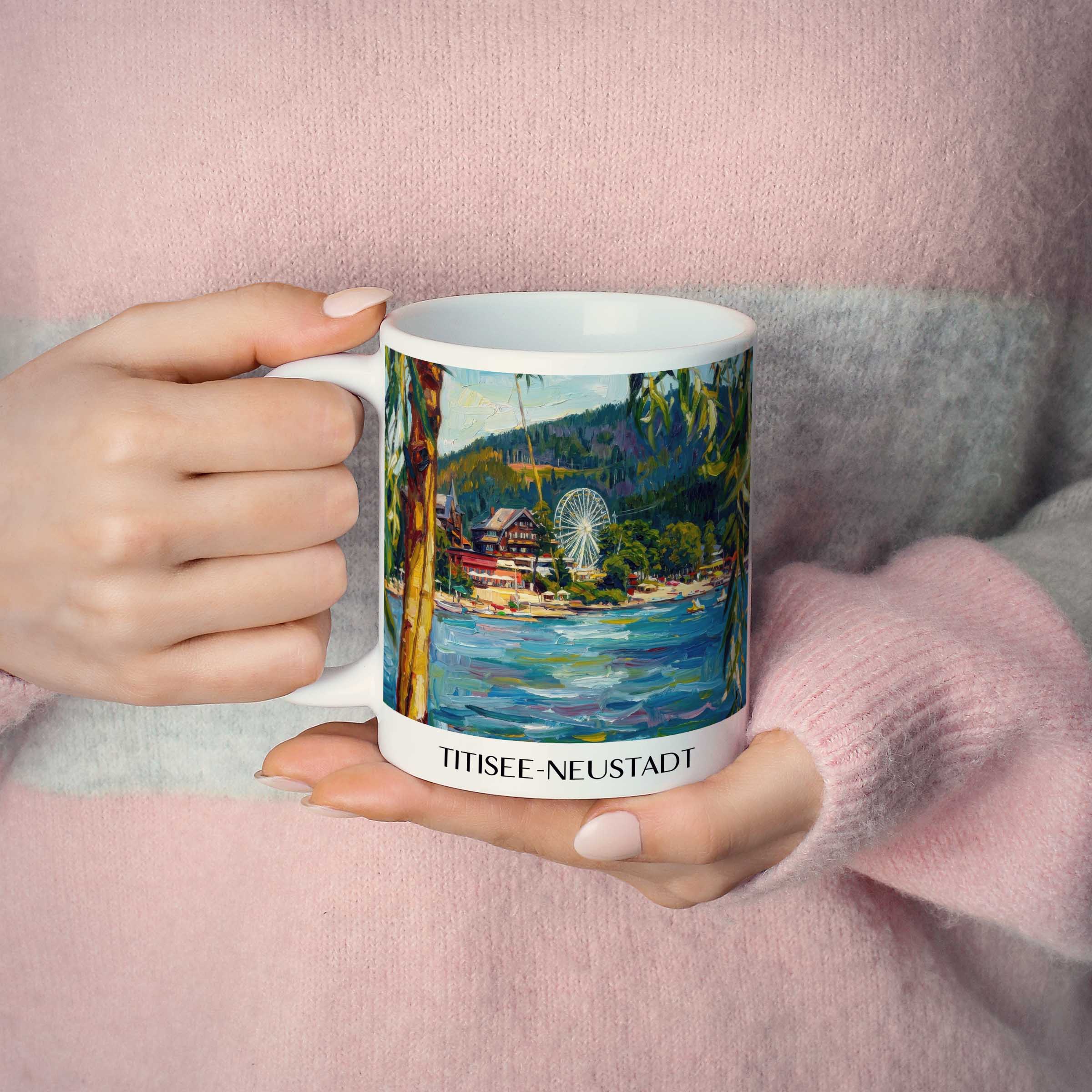 titisee-neustadt-hochschwarzwald-deutschland-kaffeebecher-oil-painting-oelgemaelde