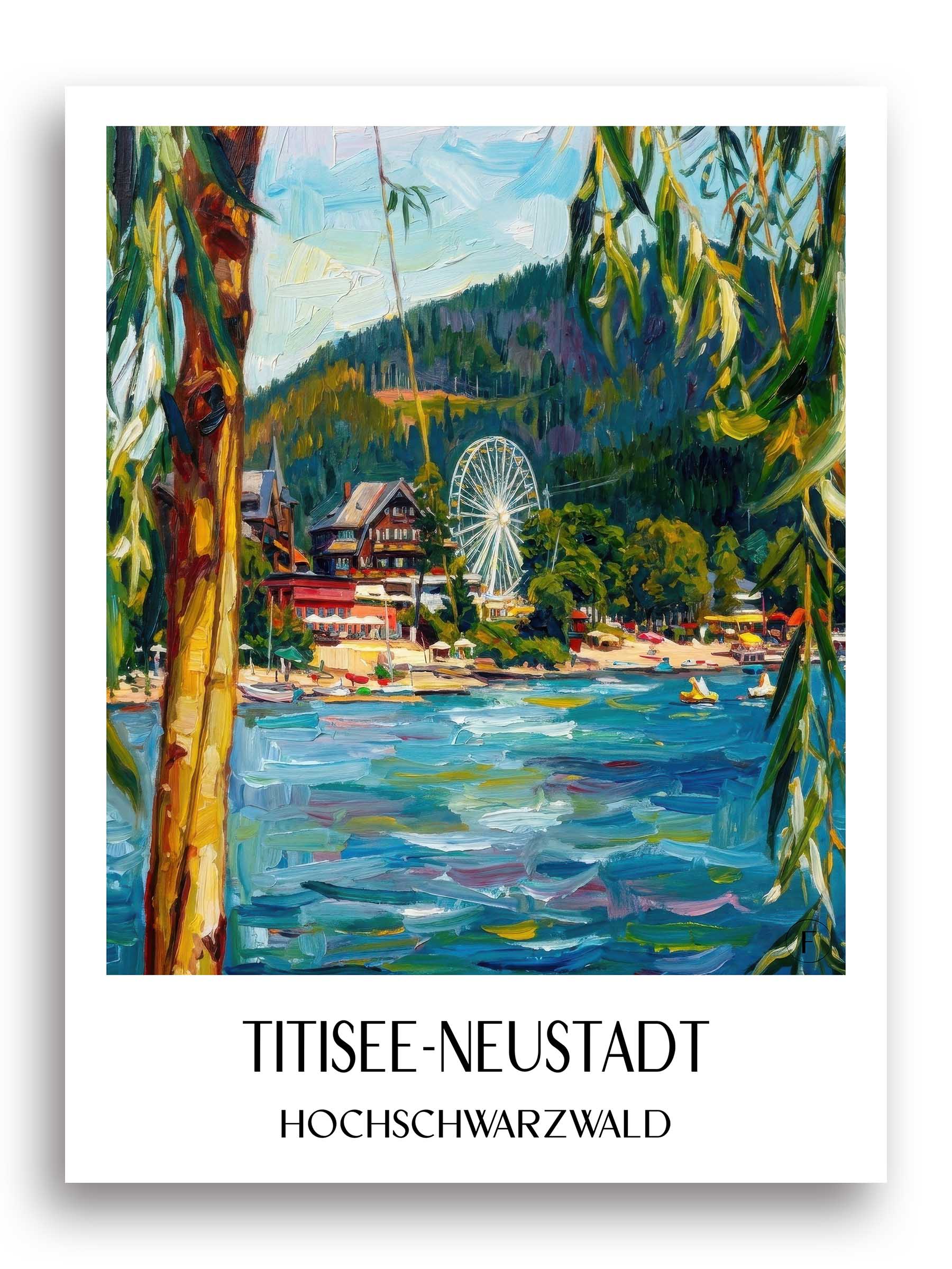 titisee-neustadt-hochschwarzwald-deutschland-poster-oil-painting-oelgemaelde