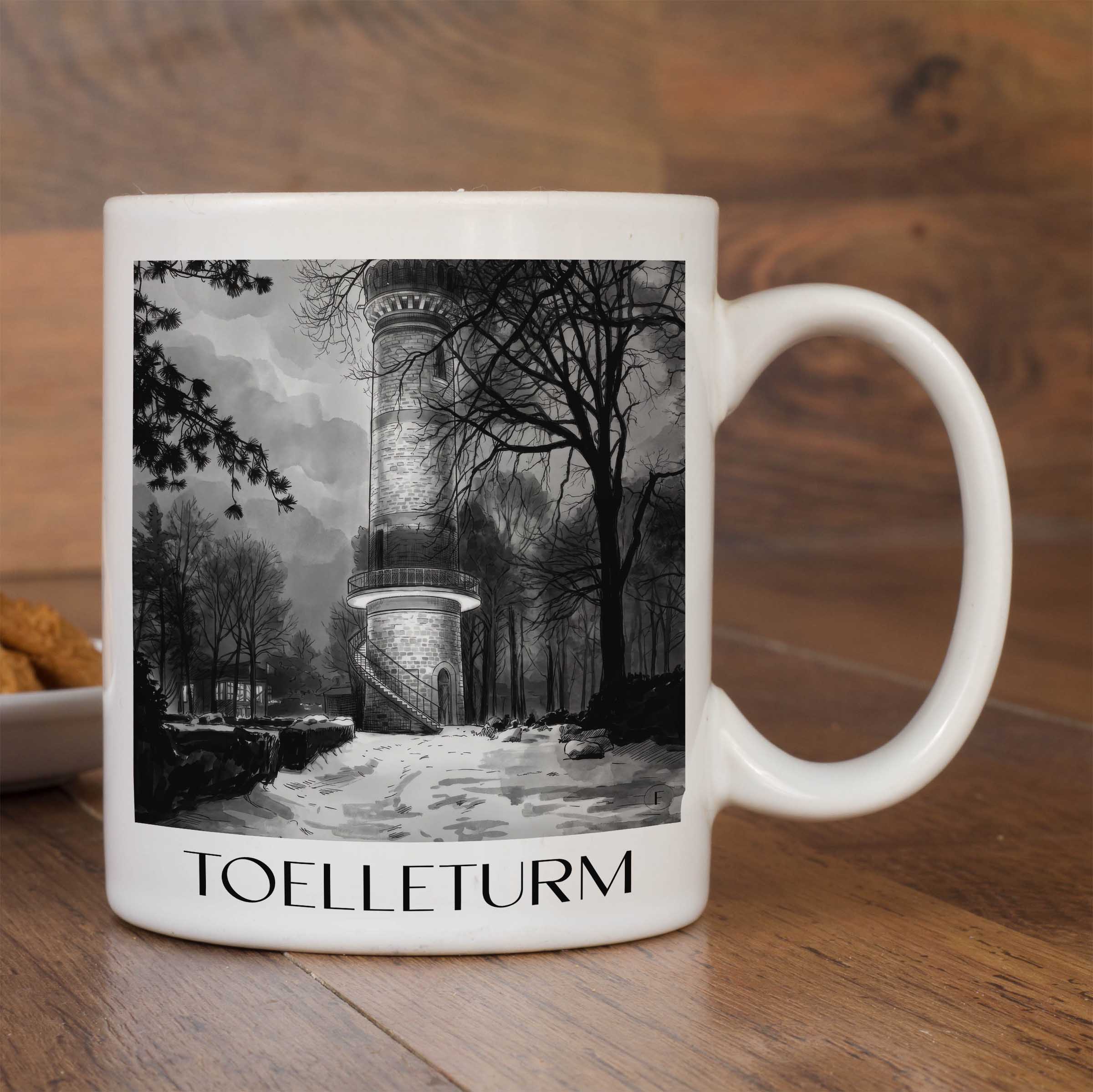 toelleturm-wuppertal-deutschland-kaffeebecher-aquarell-schwarz-weiss