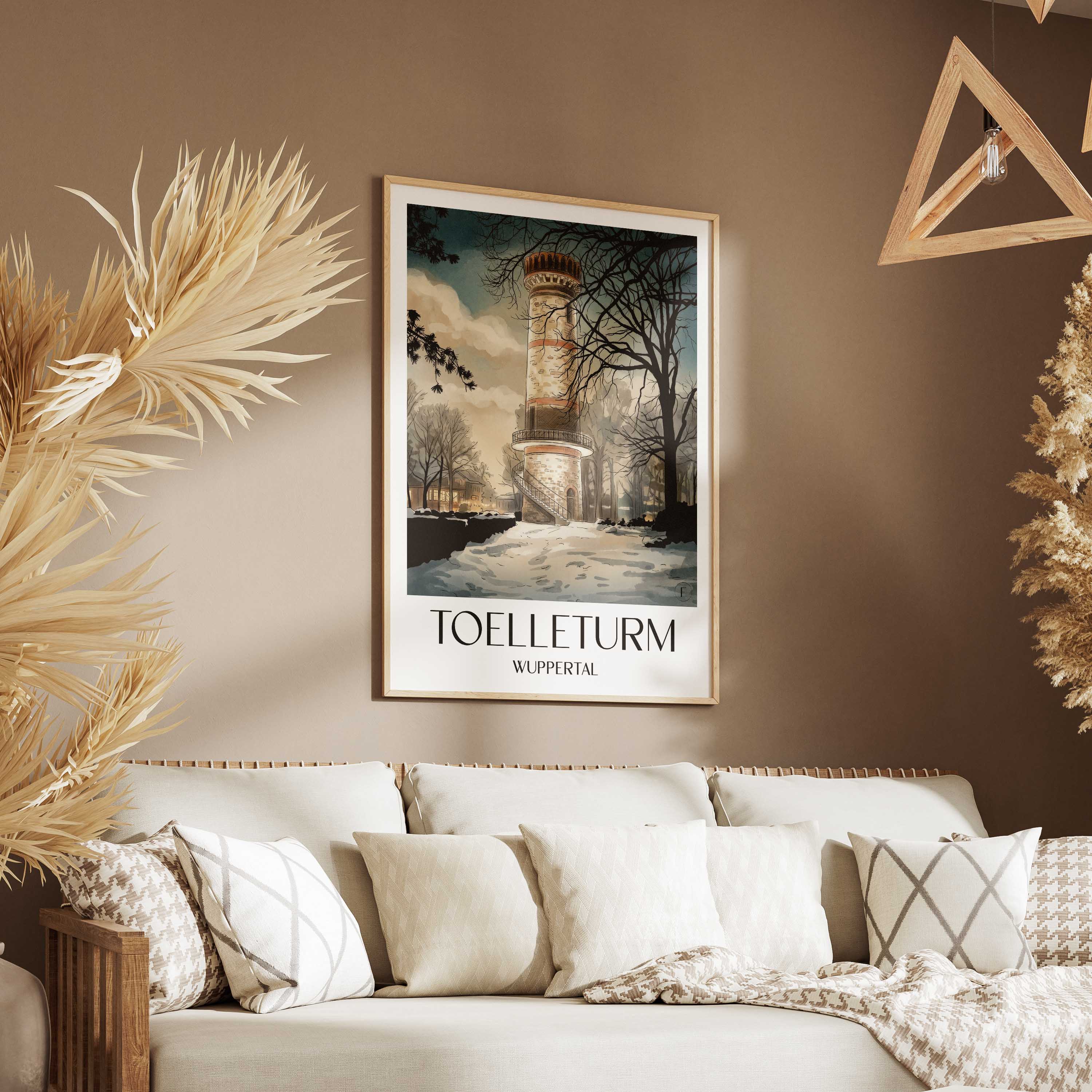 toelleturm-wuppertal-deutschland-poster-aquarell
