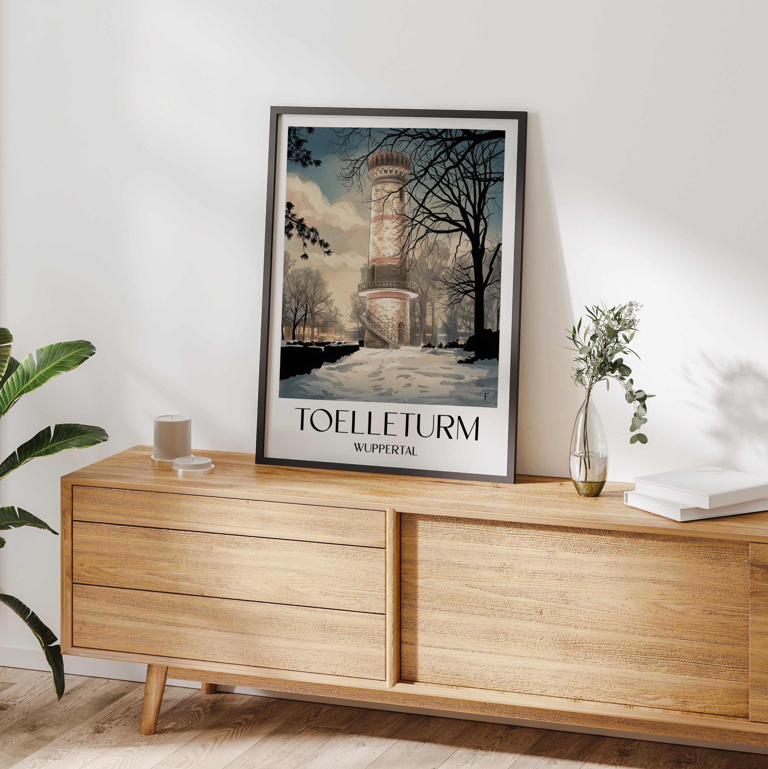 toelleturm-wuppertal-deutschland-poster-aquarell