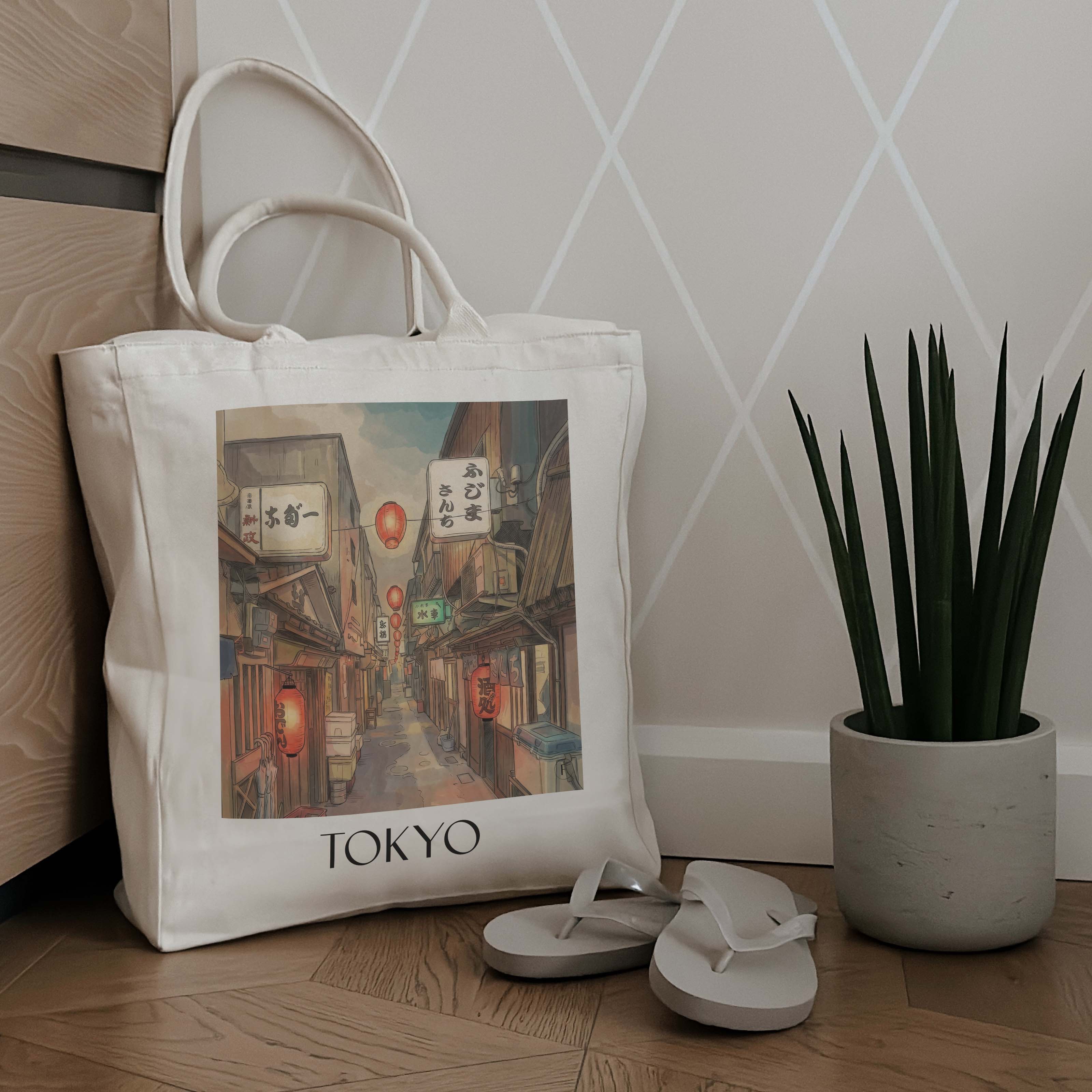 tokyo-japan-einkaufstasche-aquarell
