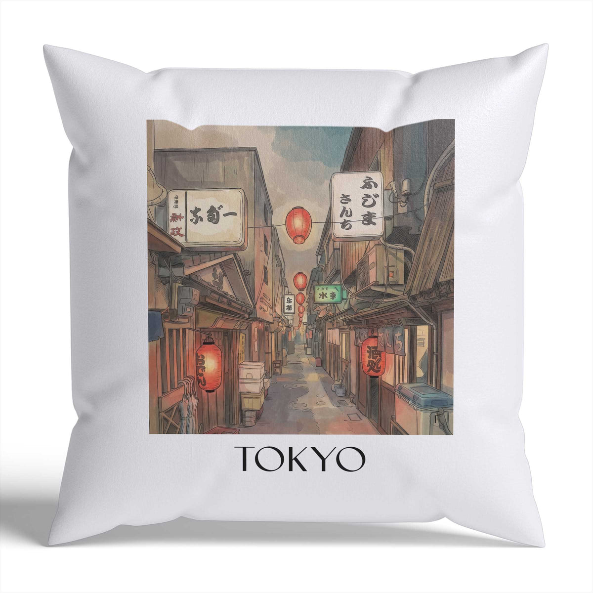 tokyo-japan-japan-kissenbezug-aquarell