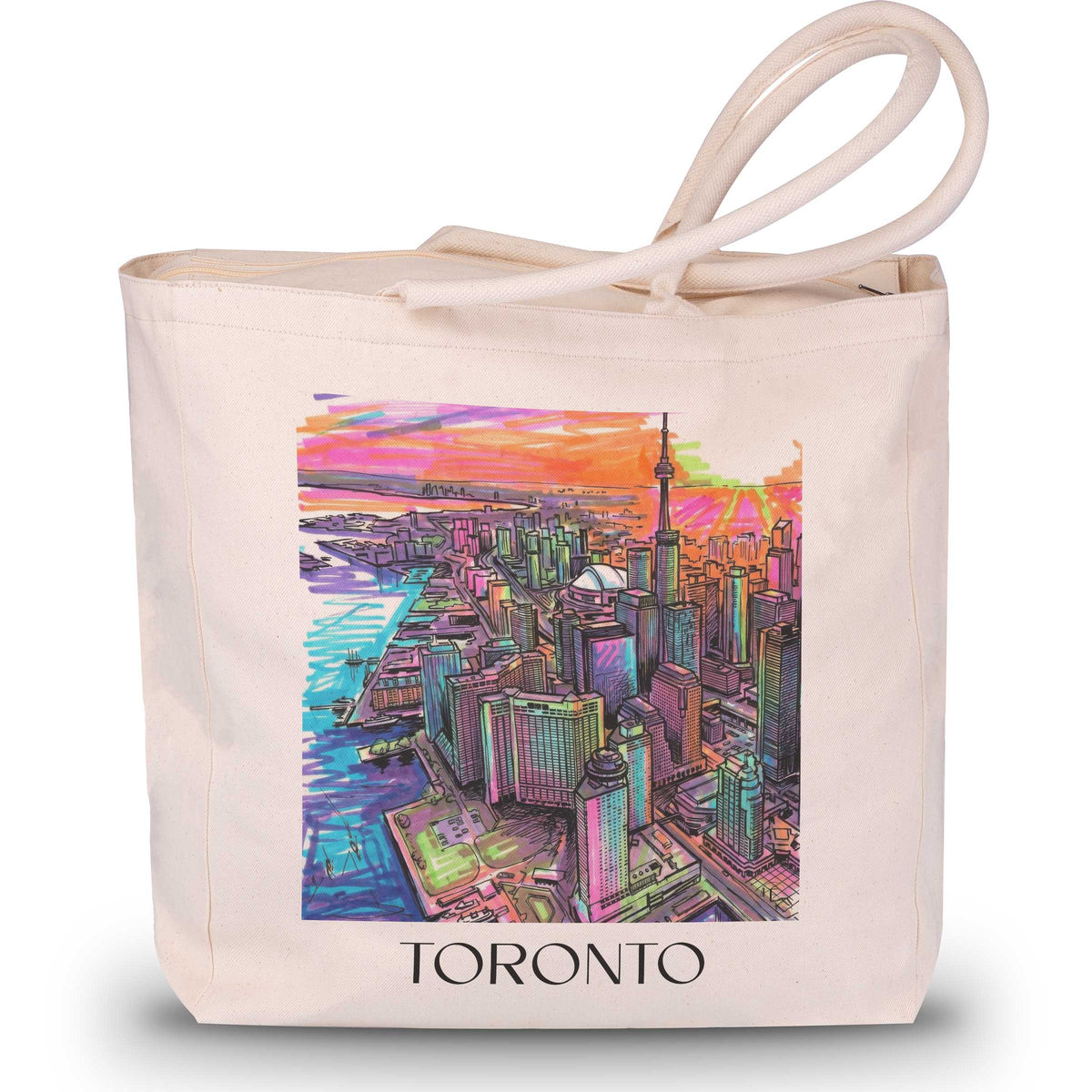 Toronto - Kanada Tote Bag - Einkaufstasche im Tag Graffiti Stil - favplace