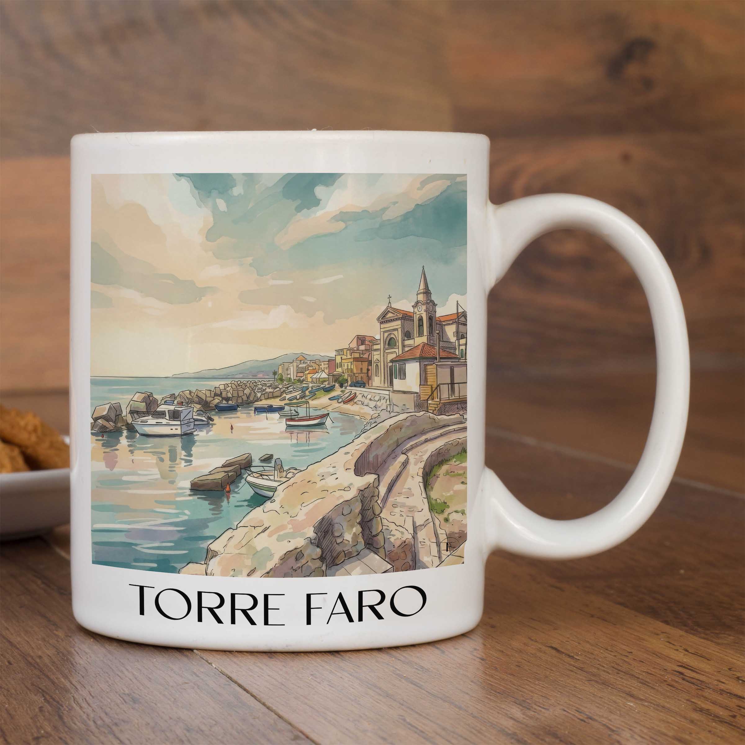 torre-faro-messina-italien-kaffeebecher-aquarell