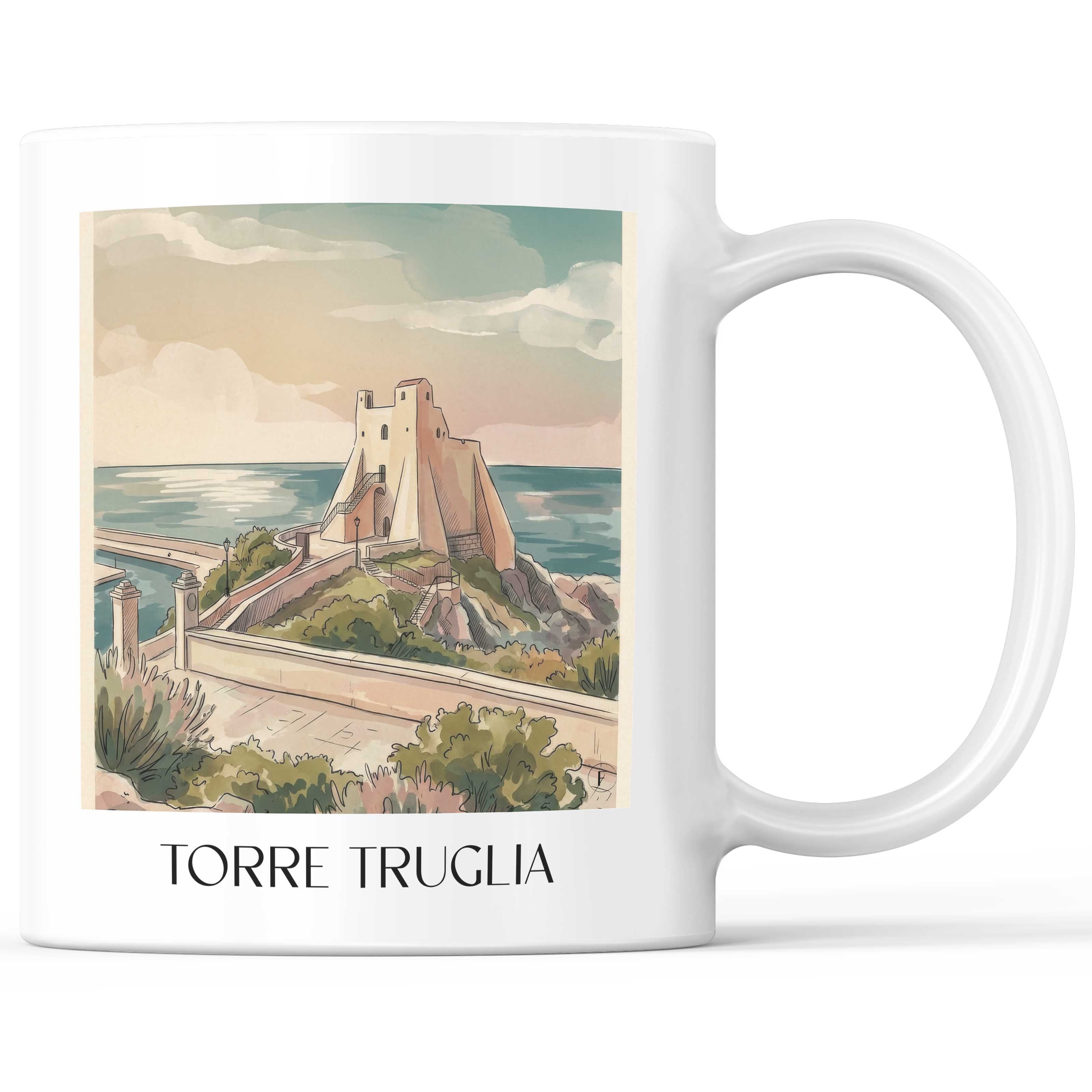 torre-truglia-sperlonga-italien-kaffeebecher-aquarell