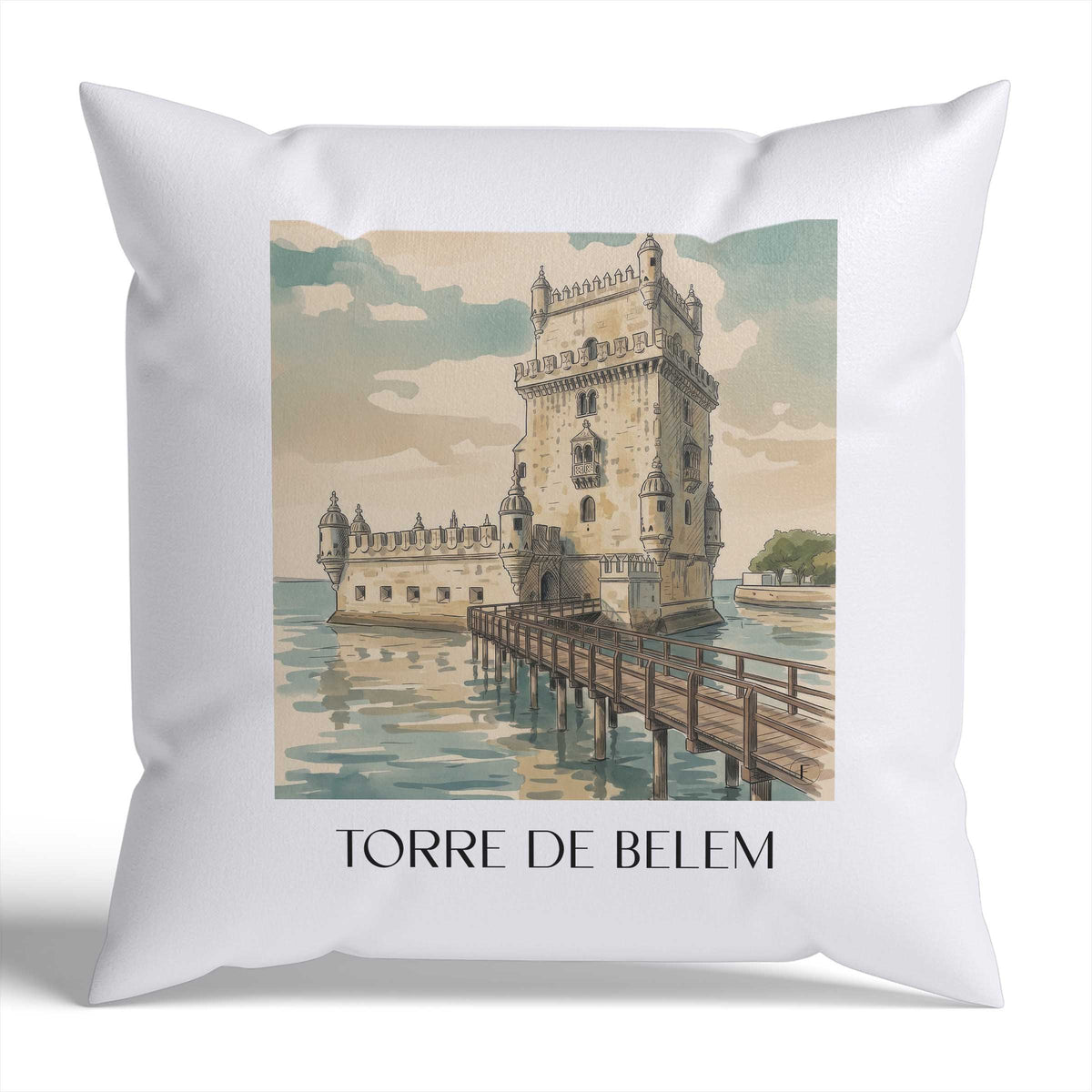 torre-de-belem-lissabon-portugal-kissenbezug-aquarell