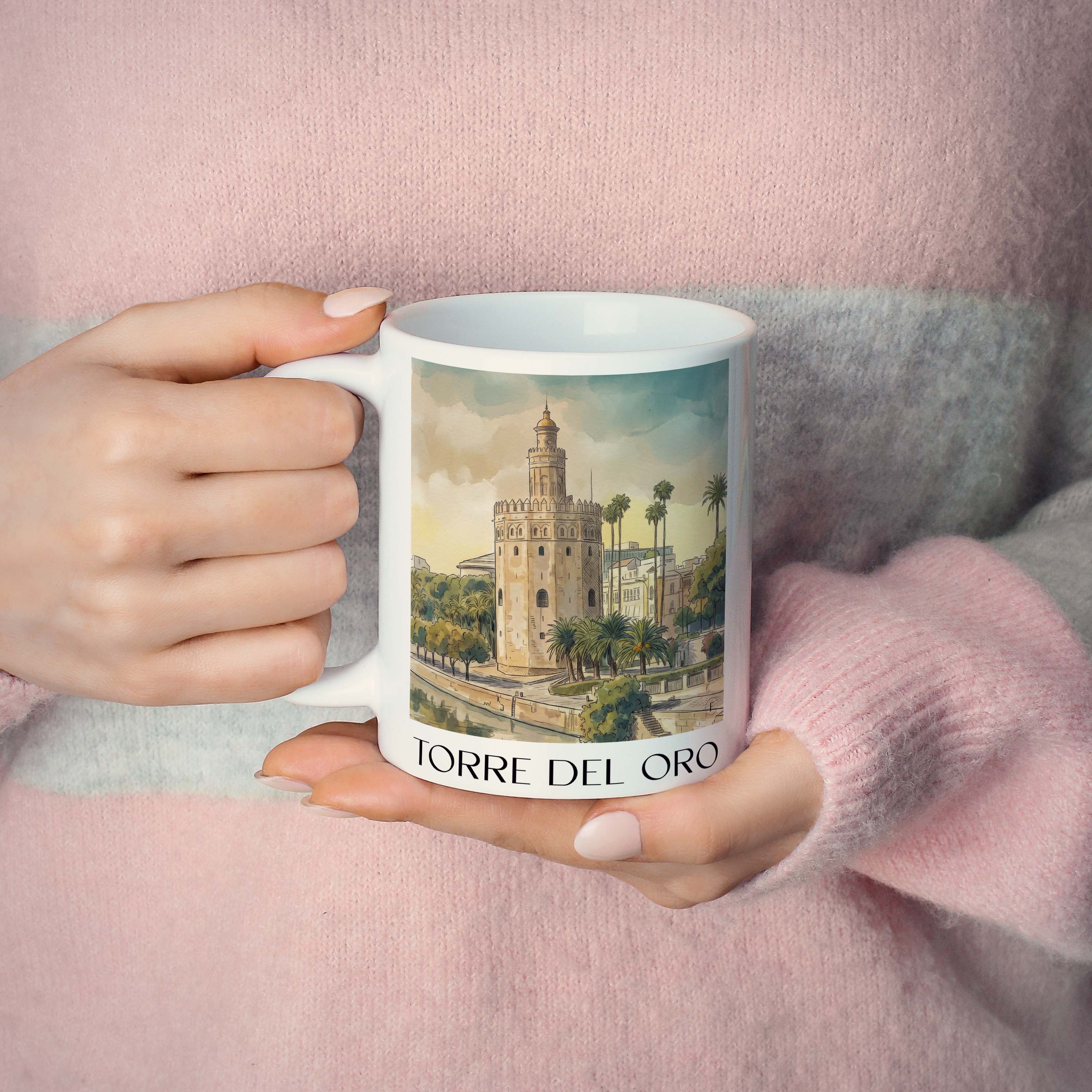 torre-del-oro-sevilla-spanien-kaffeebecher-aquarell