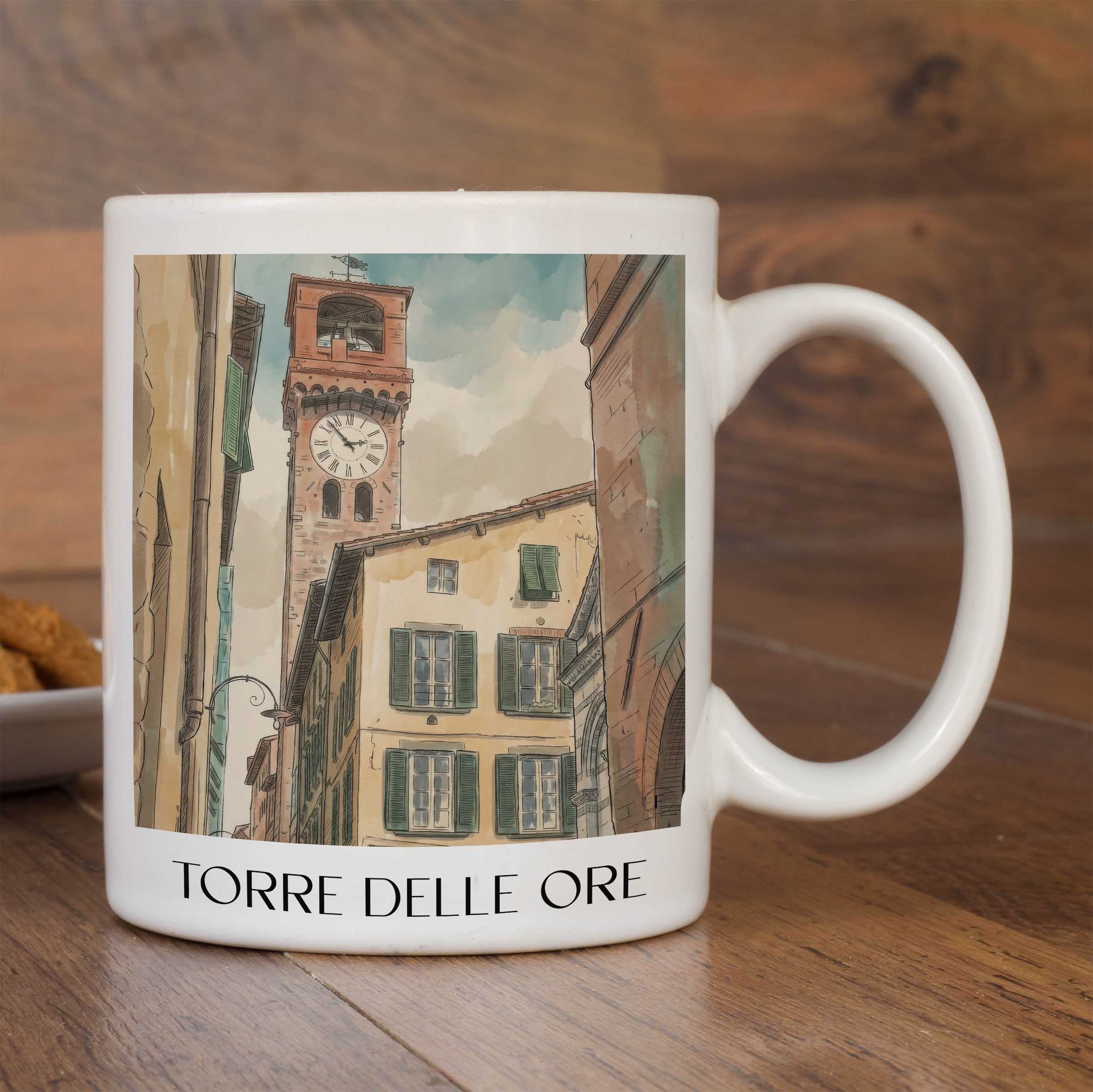 torre-delle-ore-lucca-italien-kaffeebecher-aquarell