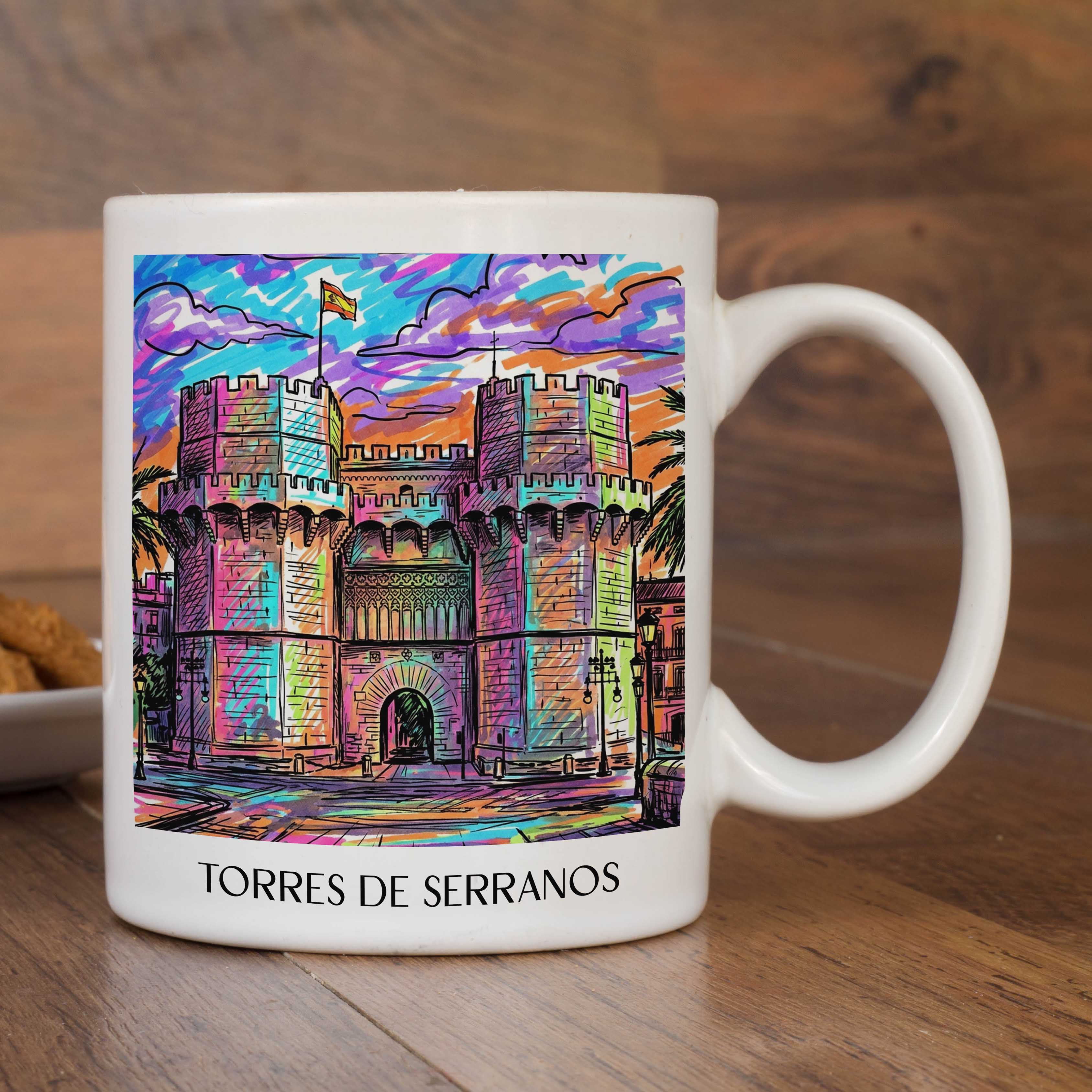 torres-de-serranos-valencia-spanien-kaffeebecher-graffiti