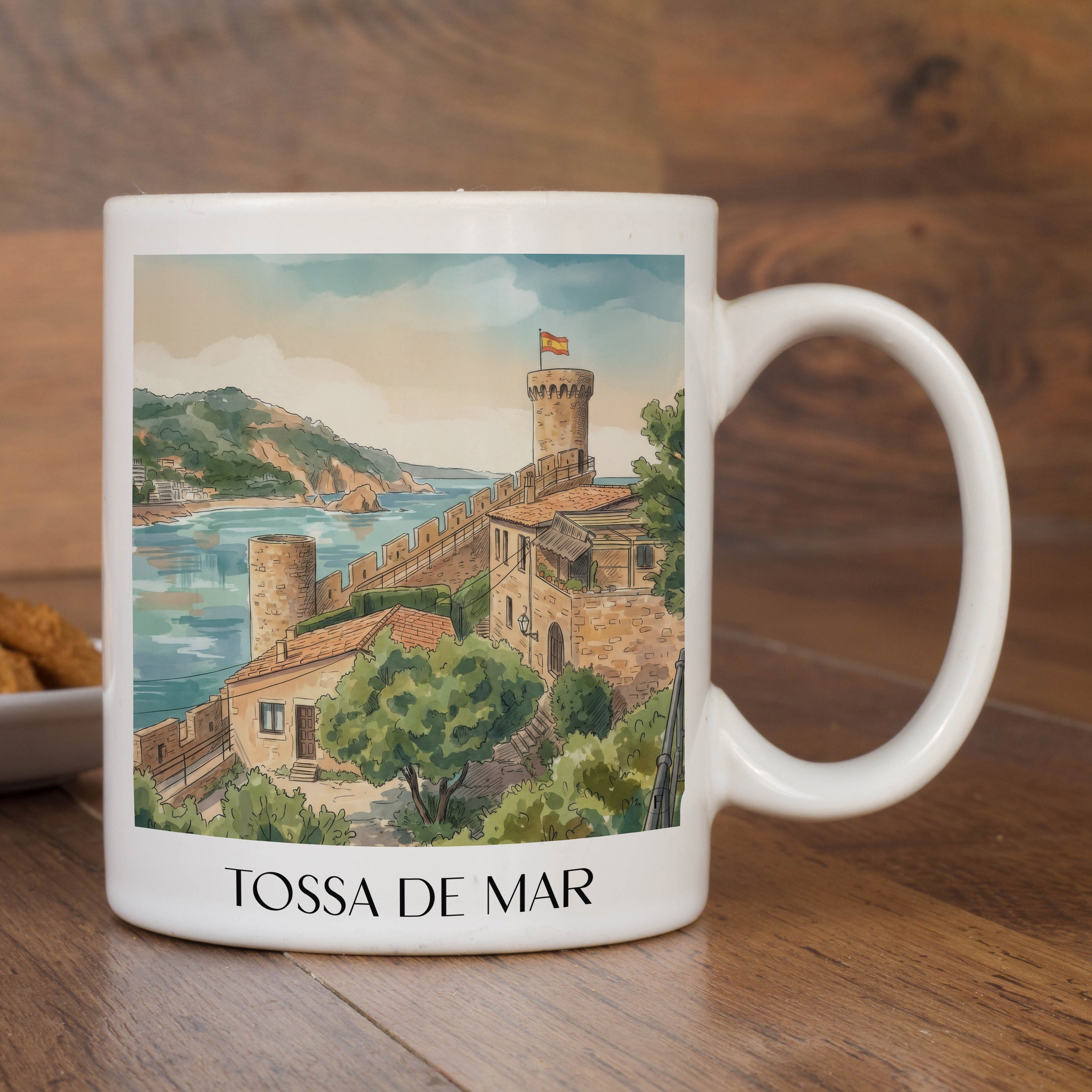 tossa-de-mar-spanien-spanien-kaffeebecher-aquarell
