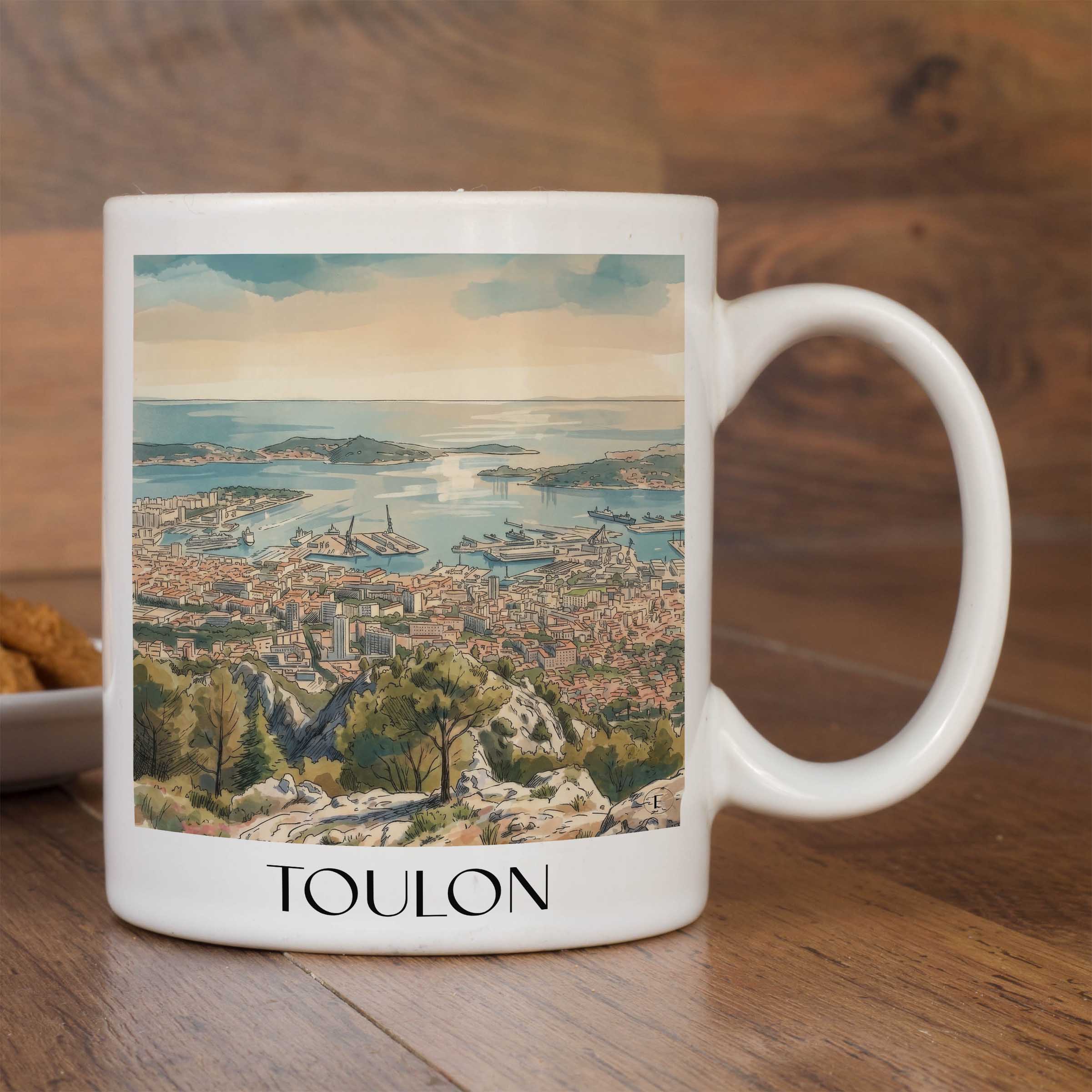 toulon-côte-d´azur-frankreich-kaffeebecher-aquarell