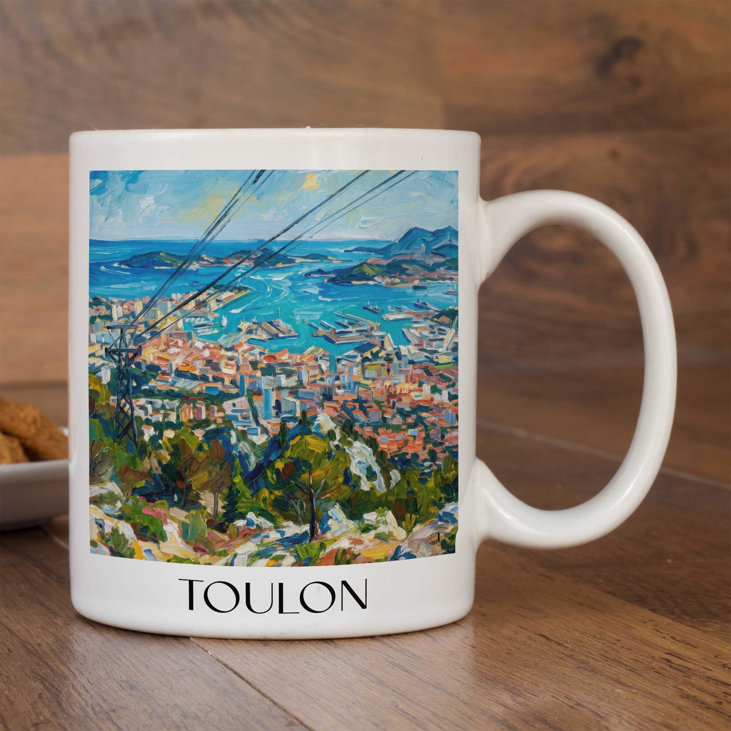toulon-côte-d´azur-frankreich-kaffeebecher-oil-painting-oelgemaelde