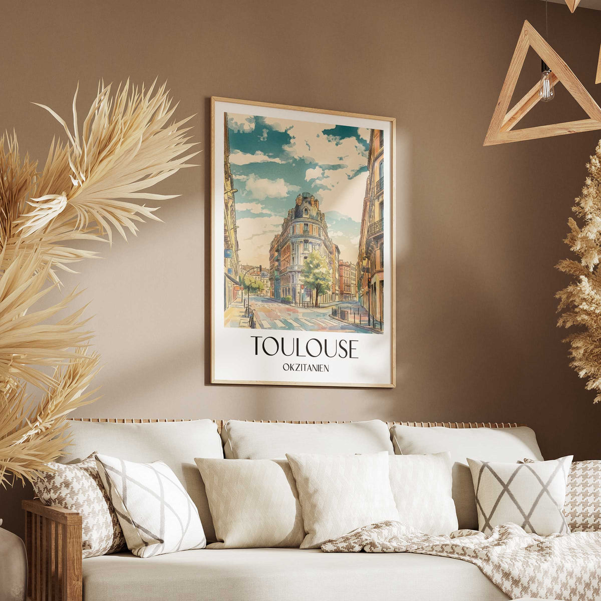 toulouse-okzitanien-frankreich-poster-aquarell