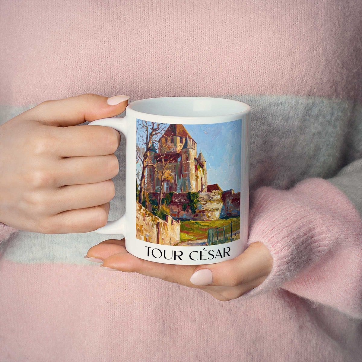 tour-césar-provins-frankreich-kaffeebecher-oil-painting-oelgemaelde