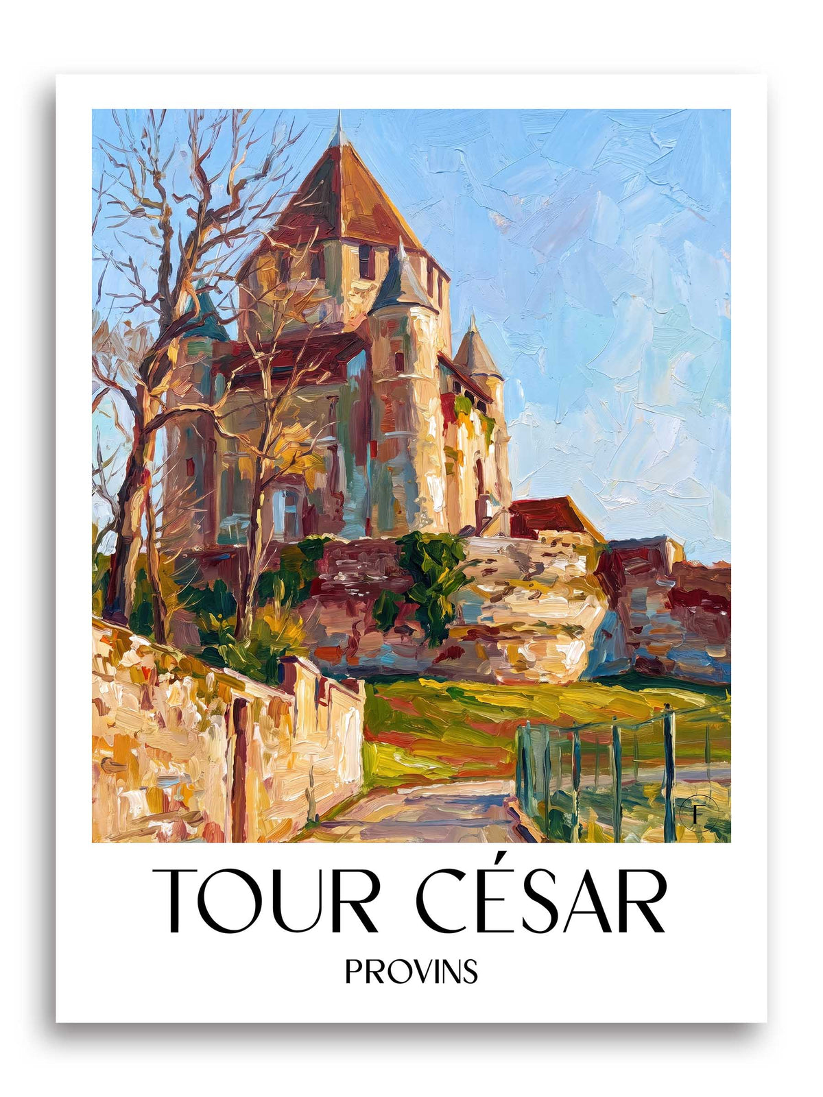 tour-césar-provins-frankreich-poster-oil-painting-oelgemaelde