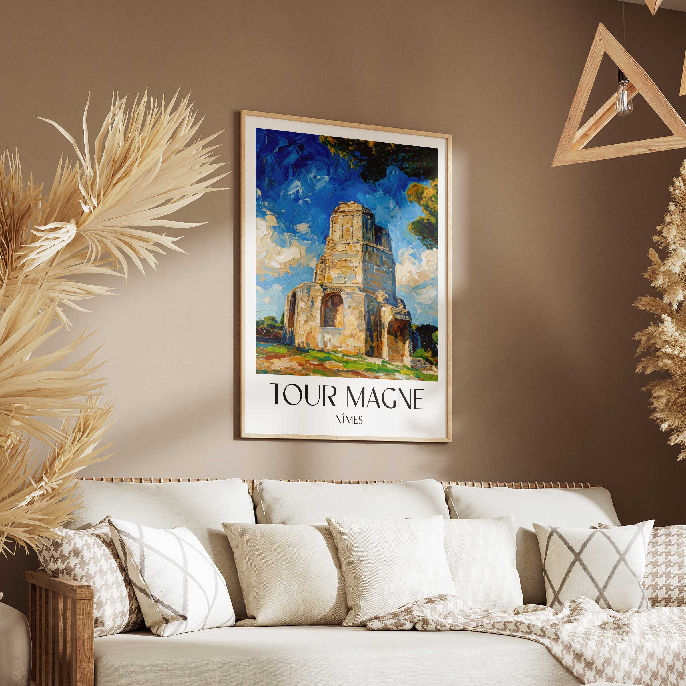 tour-magne-nîmes-frankreich-poster-oil-painting-oelgemaelde