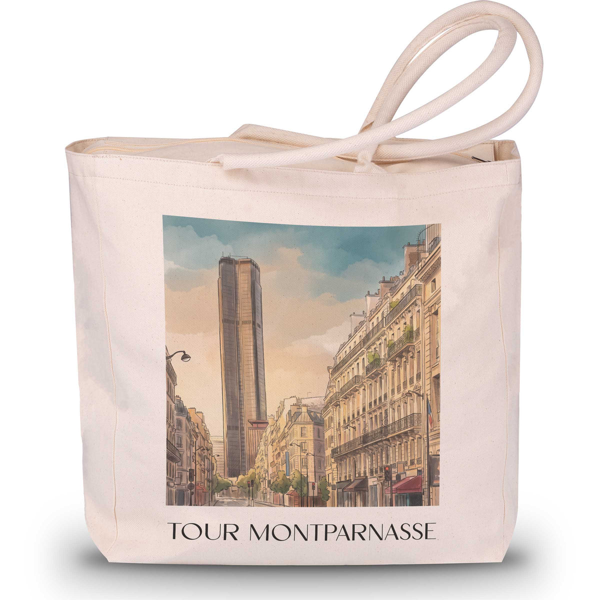 tour-montparnasse-paris-frankreich-einkaufstasche-aquarell