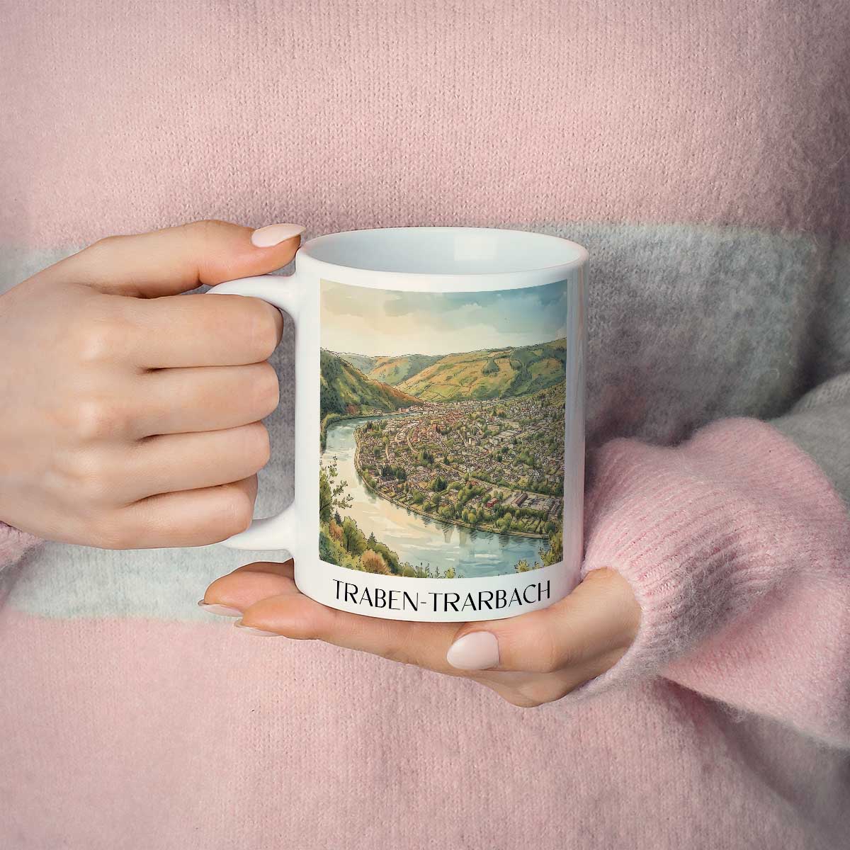 traben-trarbach-rheinland-pfalz-deutschland-kaffeebecher-aquarell