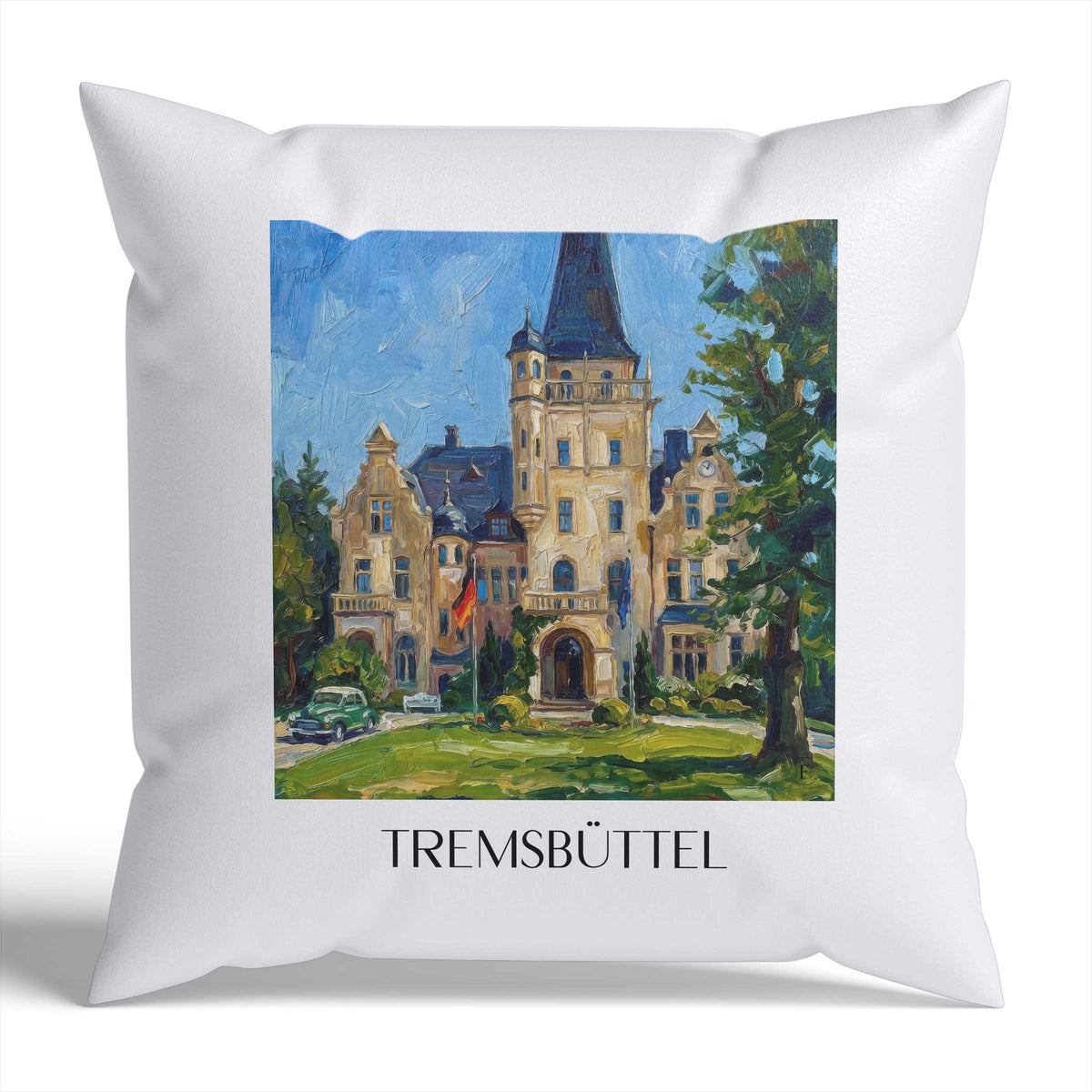 tremsbüttel-schleswig-holstein-deutschland-kissenbezug-oil-painting-oelgemaelde