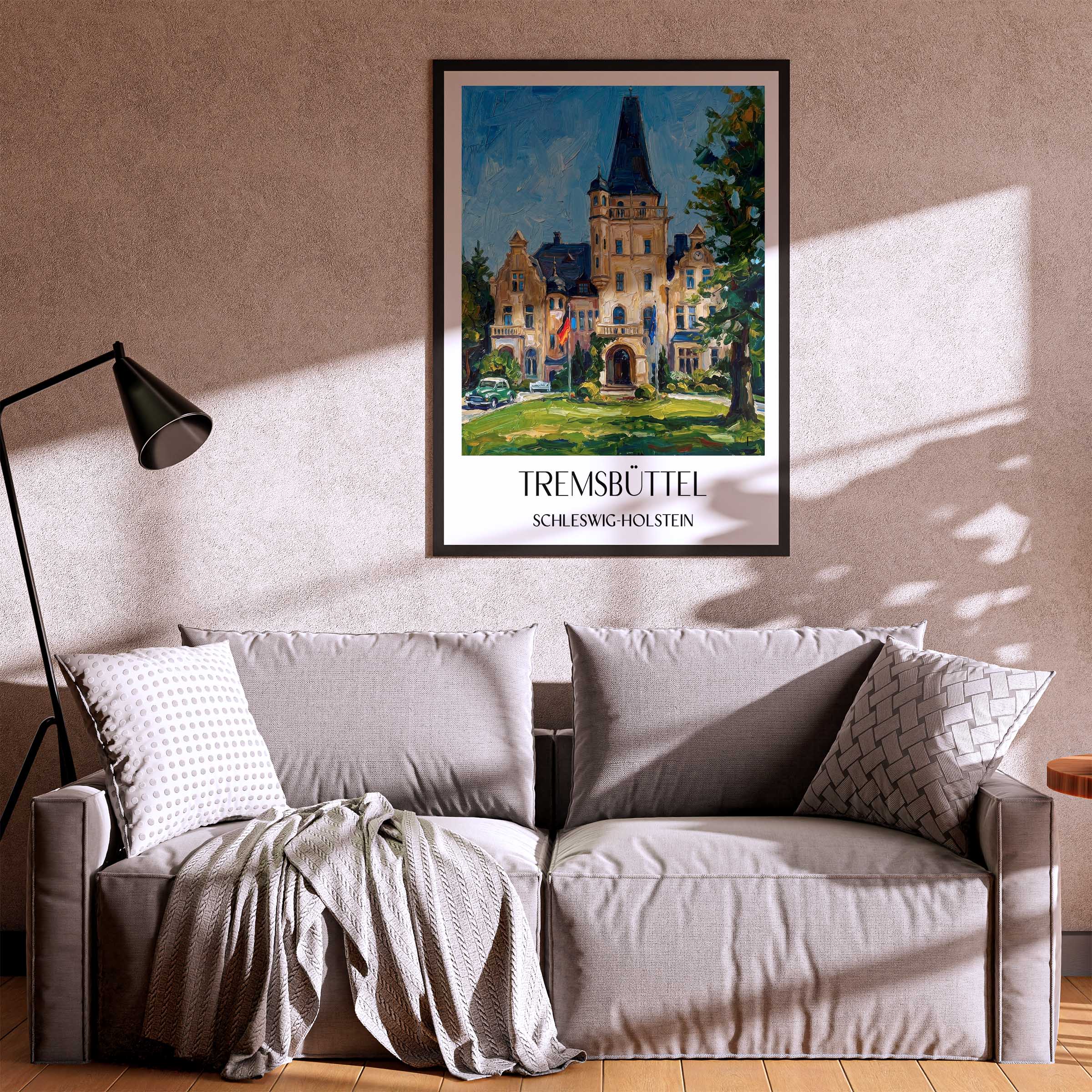 tremsbüttel-schleswig-holstein-deutschland-poster-oil-painting-oelgemaelde