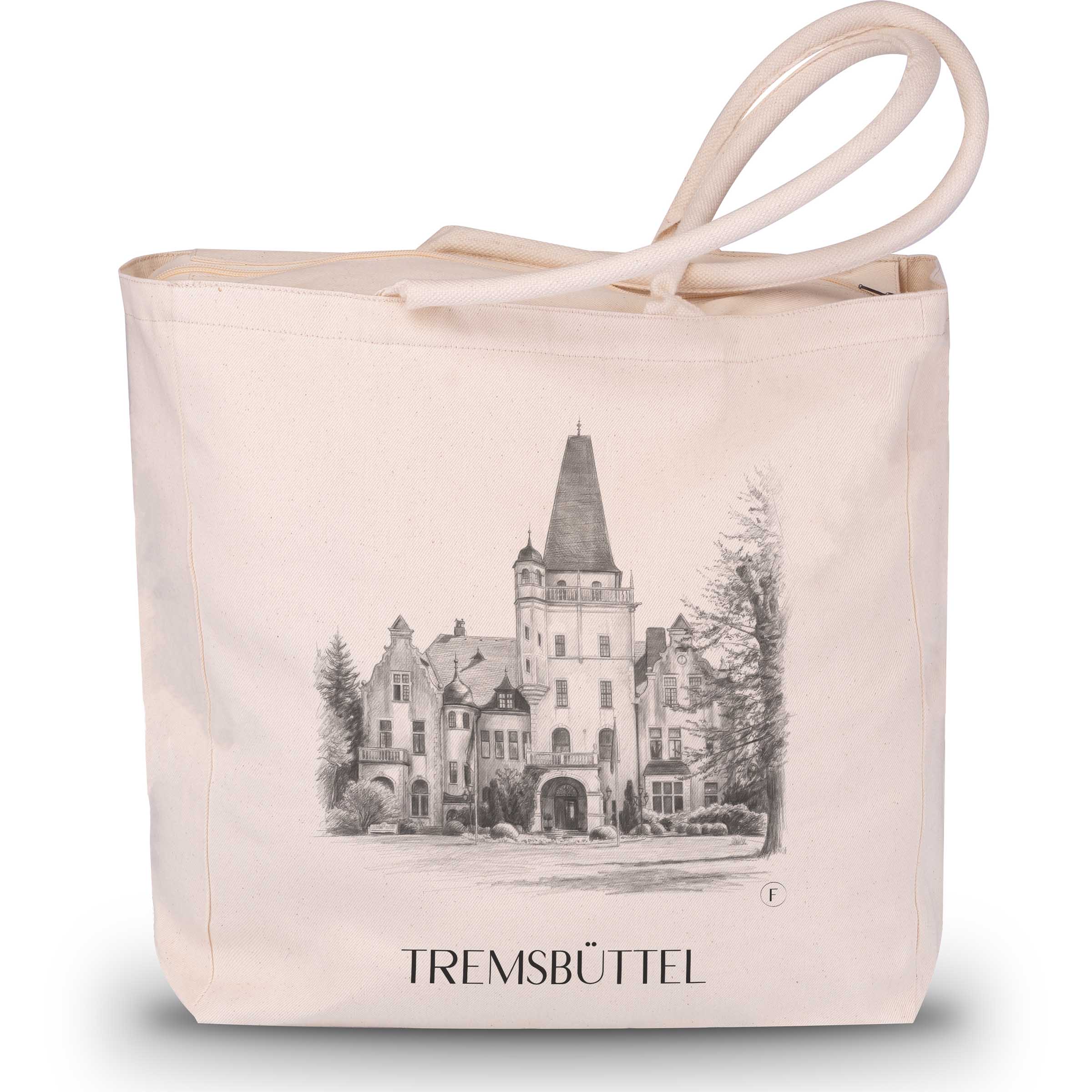 tremsbüttel-schleswig-holstein-deutschland-einkaufstasche-bleistift-zeichnung-drawing