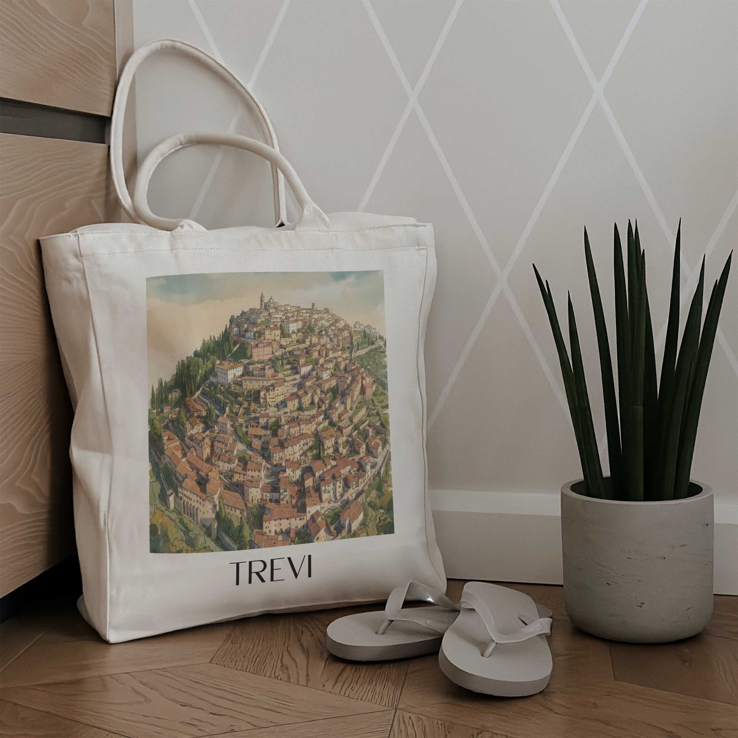 trevi--umbrien-italien-einkaufstasche-aquarell