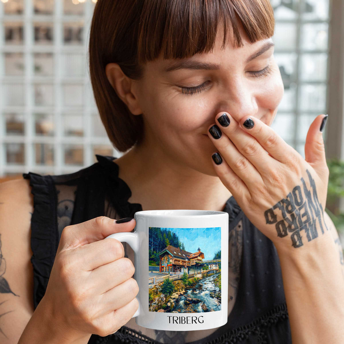triberg-schwarzwald-deutschland-kaffeebecher-oil-painting-oelgemaelde